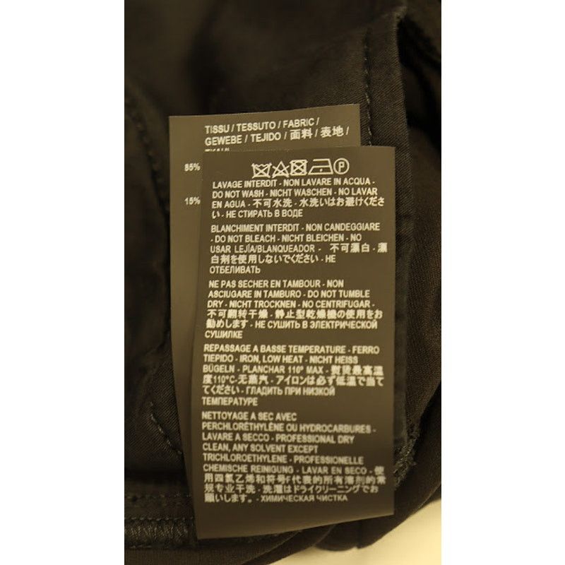 Saint Laurent Paris o1rshd1 Skinny 5 Pockets Med Pants in Black/Stone wash Size US 34 / EU 50 - 9 Thumbnail