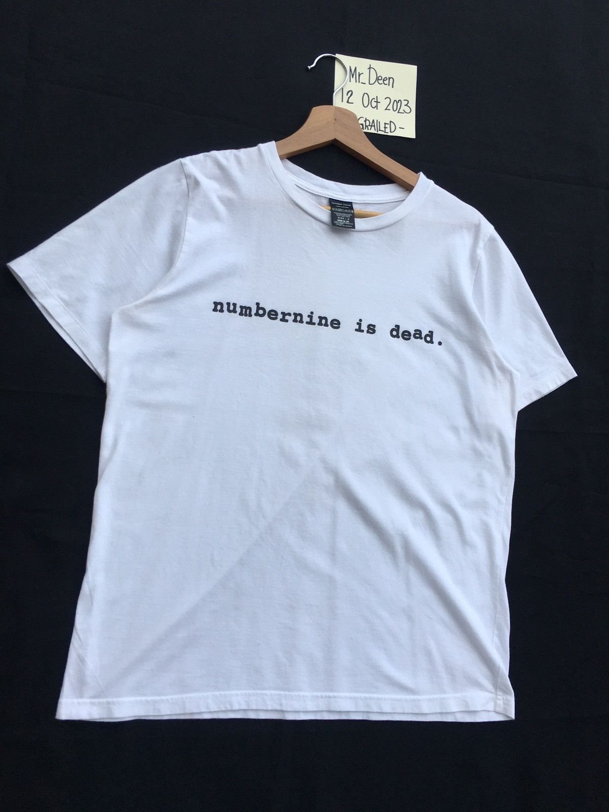 Number (N)ine Rare Number Nine is dead. Printed Tshirt Size US L / EU 52-54 / 3 - 3 Thumbnail