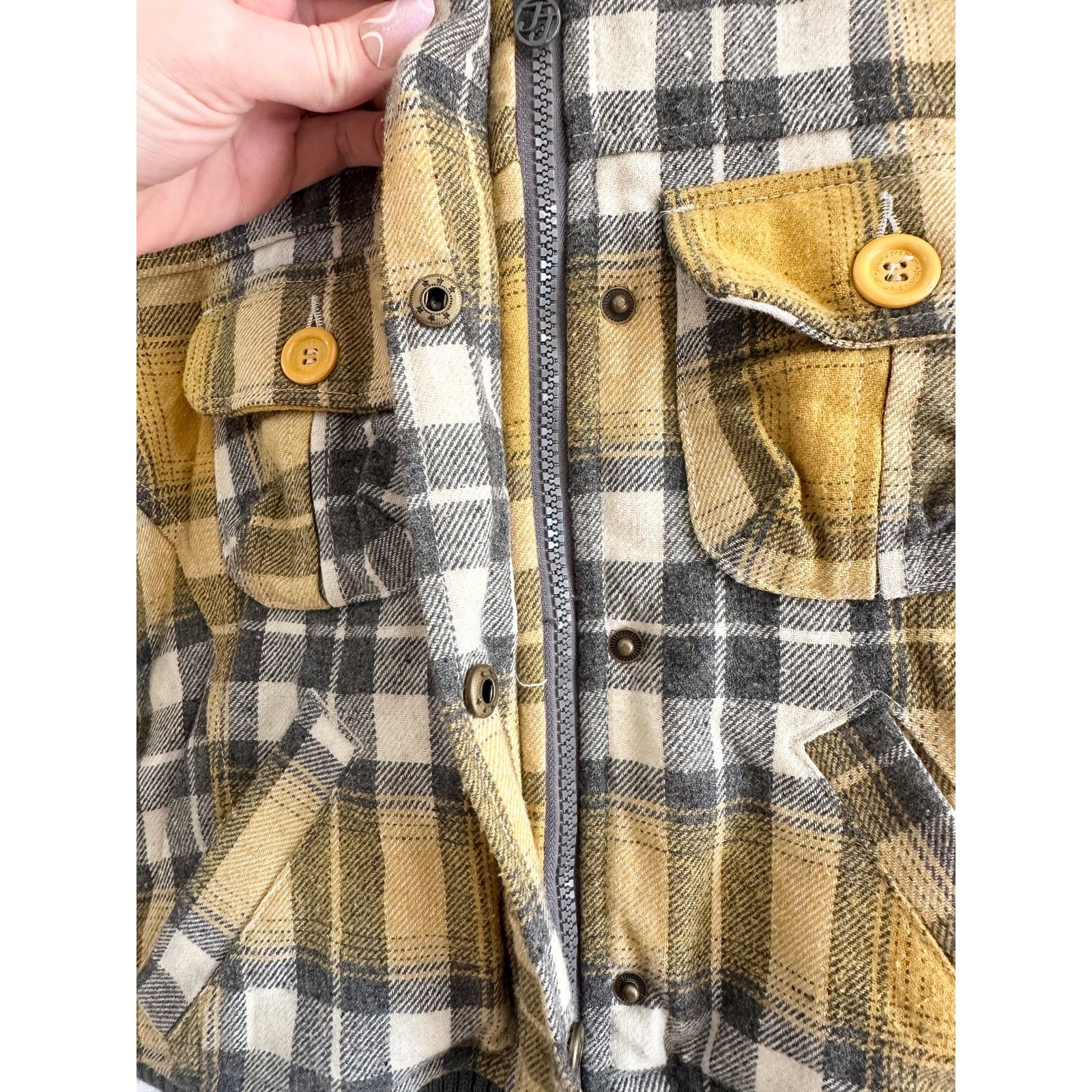 Vintage Vintage 80’s Plaid Button Up Girls size 7 Size L / US 10 / IT 46 - 7 Thumbnail