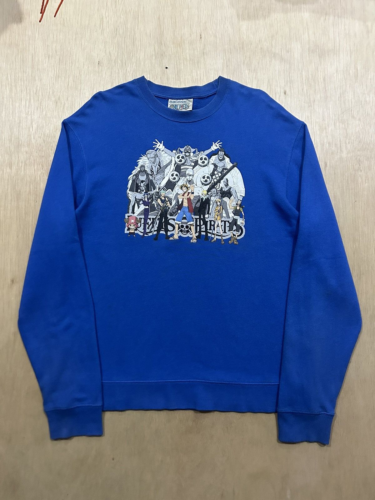Anime 2000s Skypiea Arc One Piece Anime Baleno Sweatshirt Size US M / EU 48-50 / 2 - 2 Thumbnail