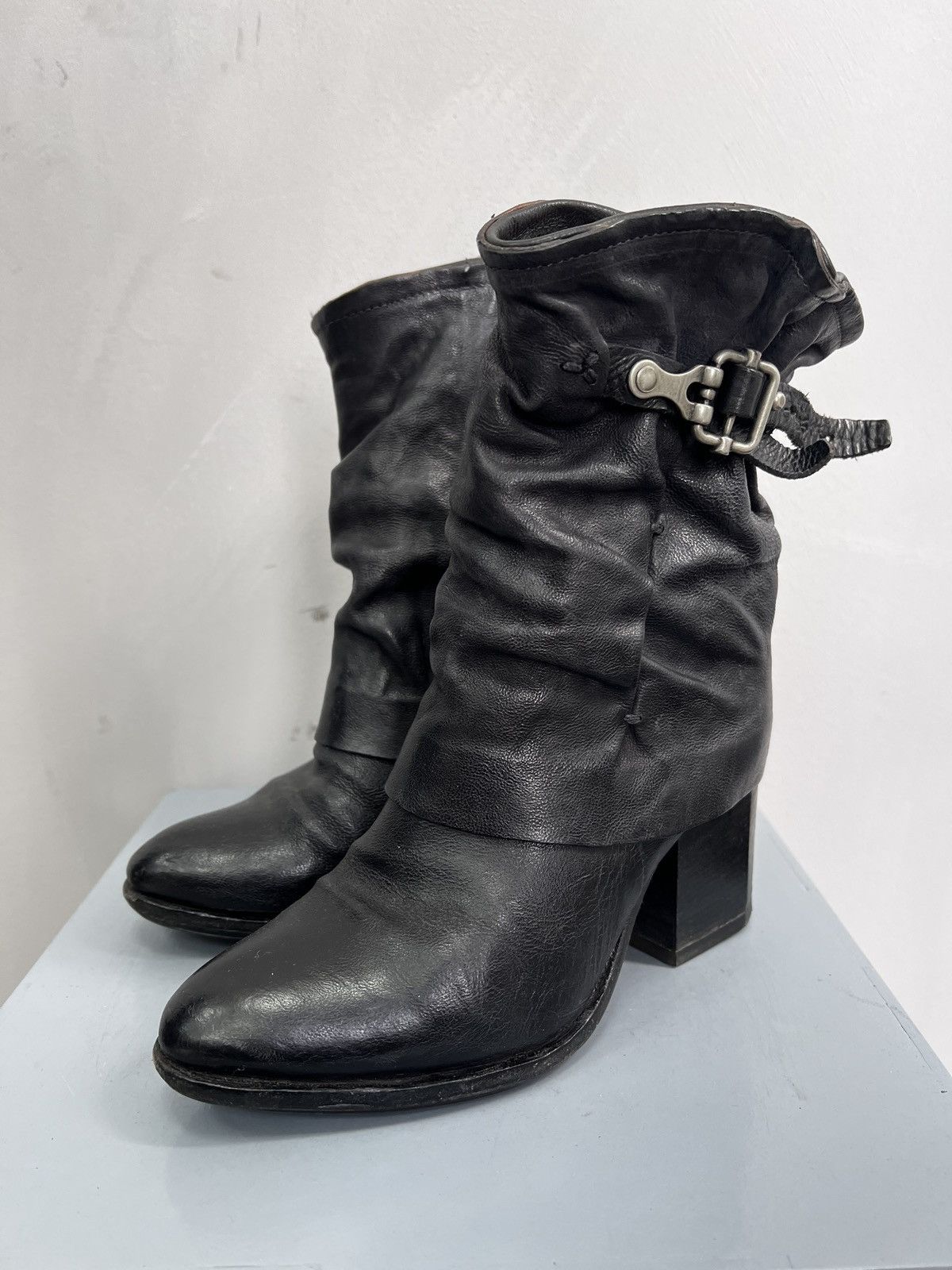 A S 98 x Avant Garde Vintage Avant Garde Heel Shoes Boots 36 A.s. 98 in Black, Women's