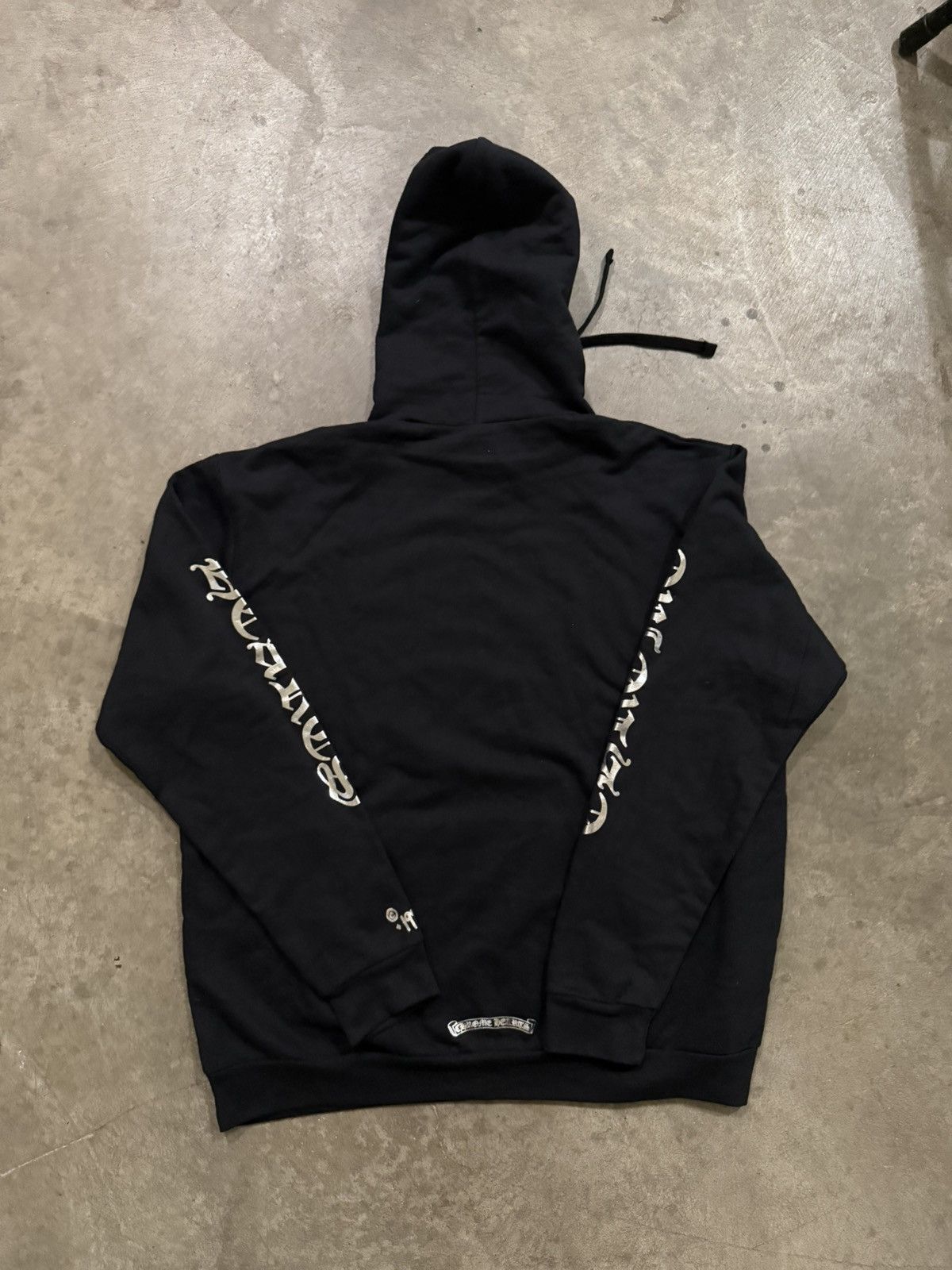 Chrome Hearts Chrome Hearts ‘Metallic’ Vertical Logo Hoodie Size US XL / EU 56 / 4 - 4 Thumbnail
