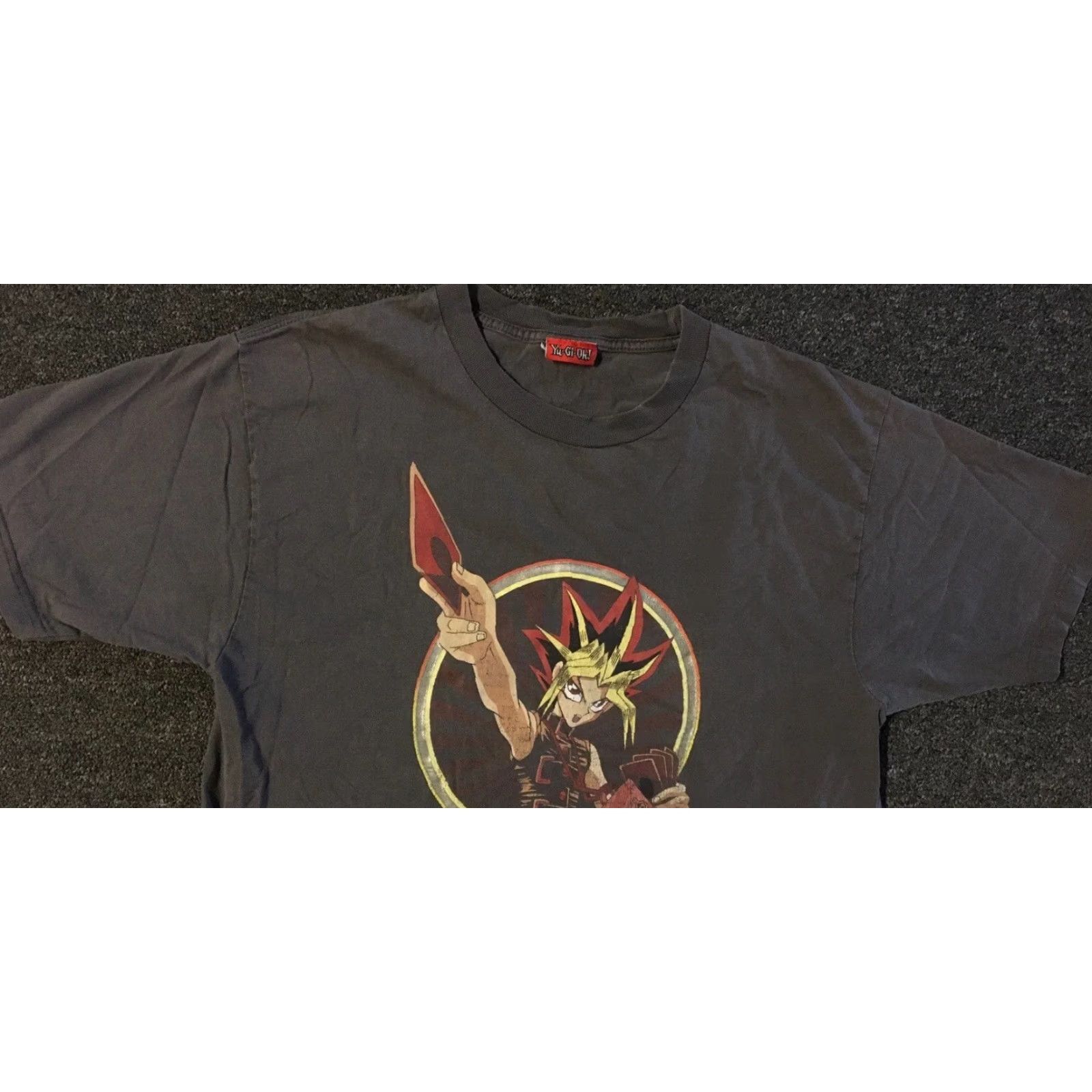 Vintage VINTAGE Yu Gi Oh Shirt S Gray Naruto Pokemon Y2K Grunge 90s Anime Manga T-Shirt Mens Shonen Jump The Hundreds Graphic Tee Size US S / EU 44-46 / 1 - 4 Thumbnail