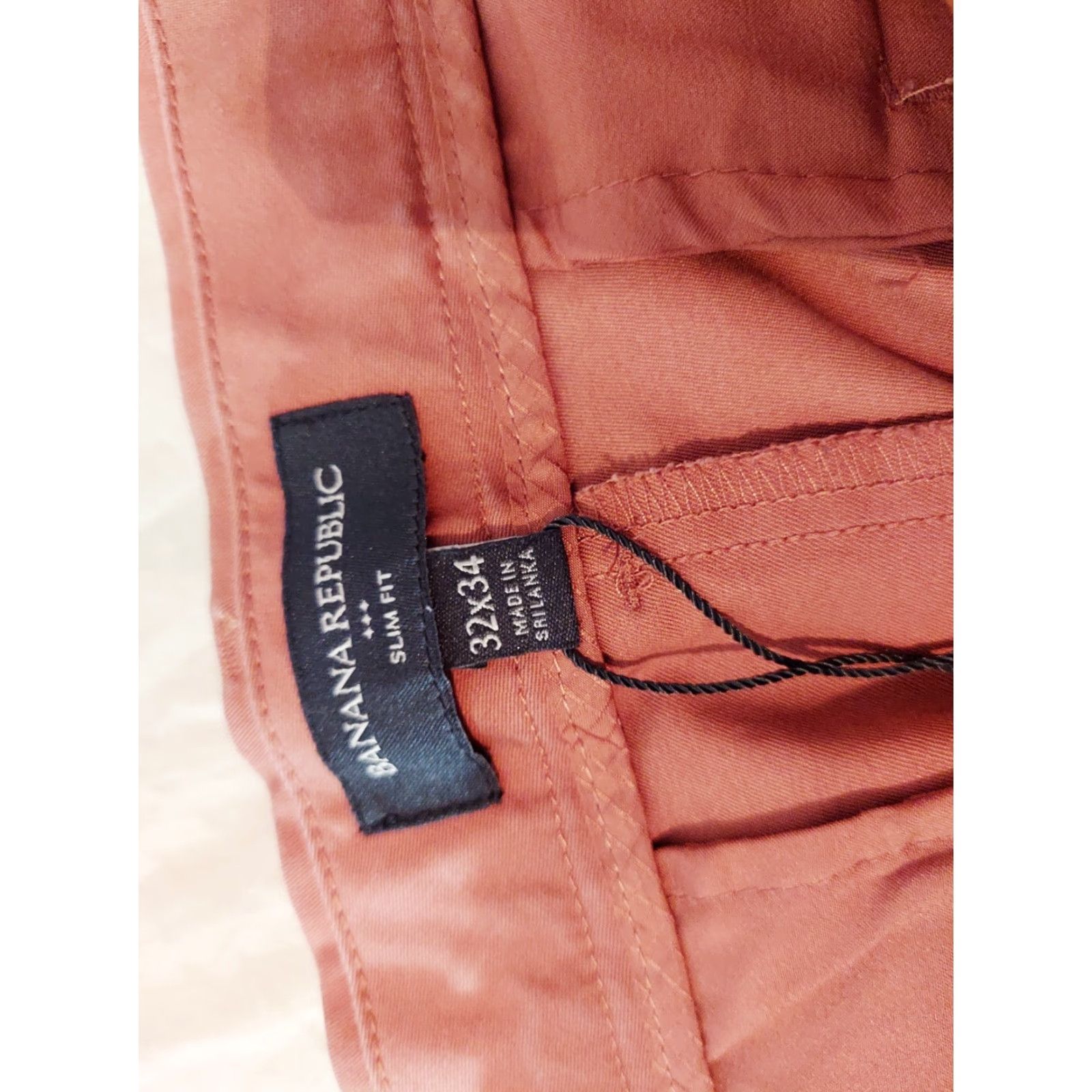Banana Republic Banana Republic Mens Khakis Pants 32x34 Orange Chino Trousers Dress Slack Performance Regular Inseam 34 Mens Size US 32 / EU 48 - 5 Thumbnail