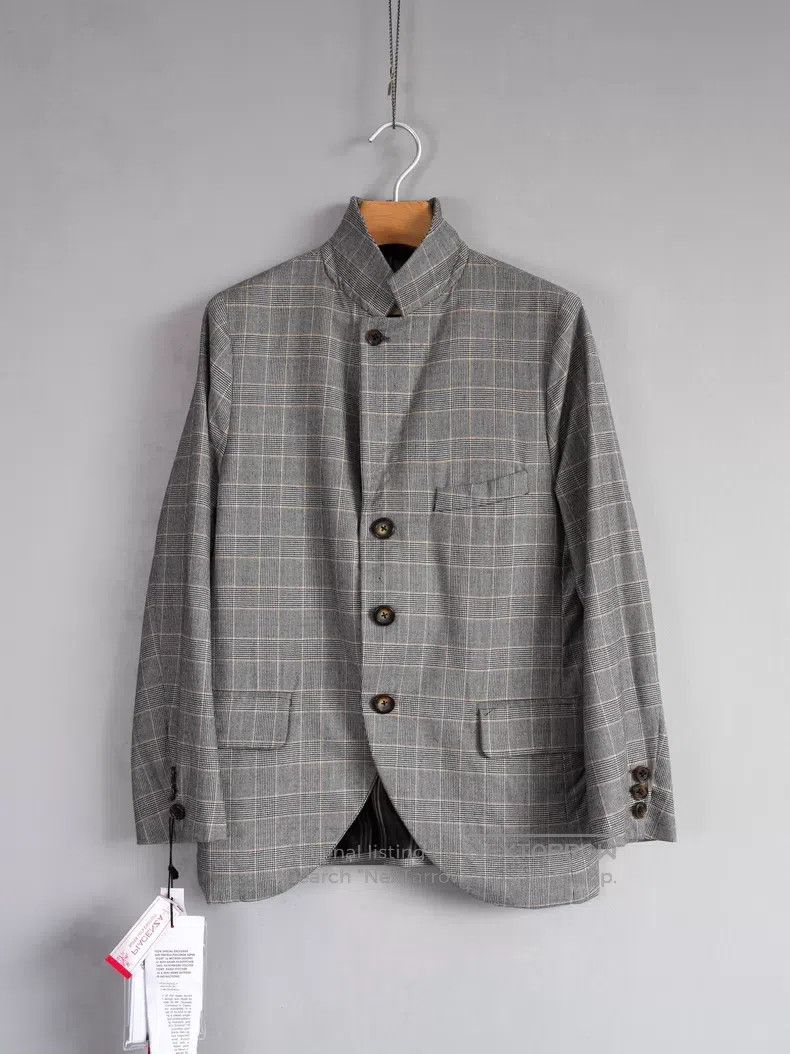 Geoffrey B. Small Geoffrey B. Small 3B notched lapel checkered blazer| Size 44R - 2 Thumbnail