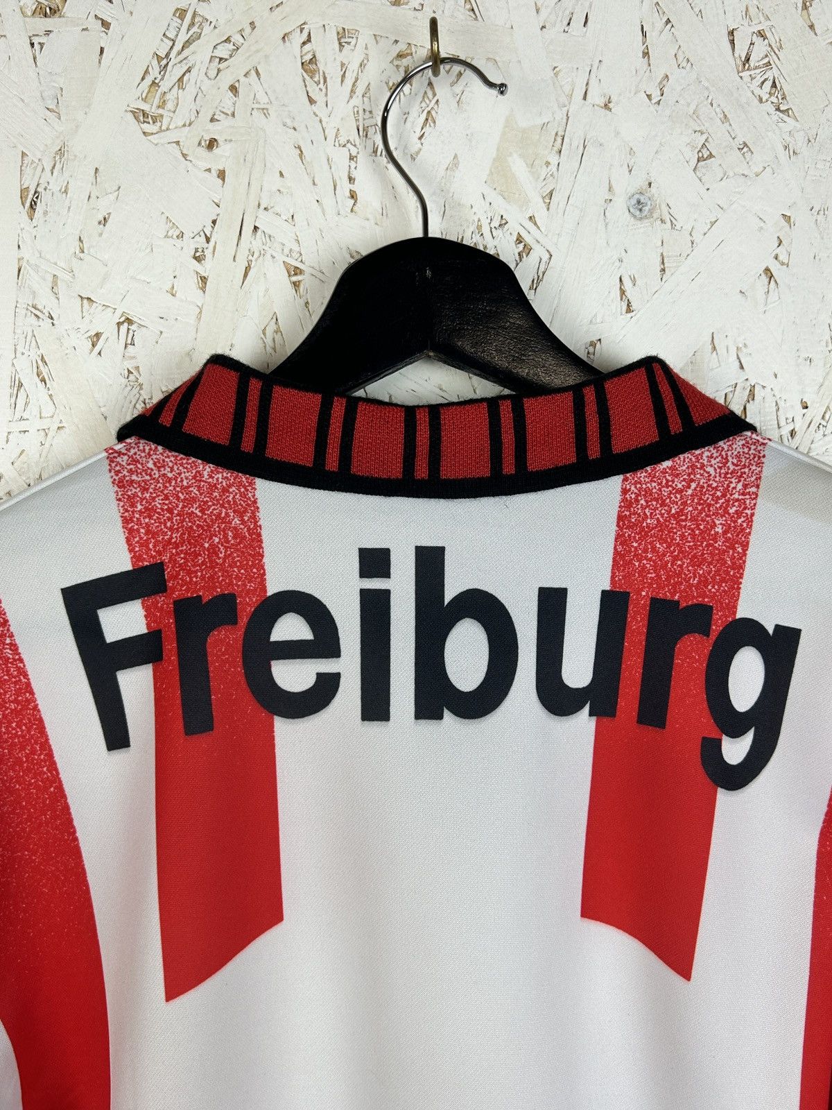 Vintage 90s Uhlsport SC Freiburg 1995/96 Away Kit Long Sleeve Jersey Size US M / EU 48-50 / 2 - 7 Thumbnail