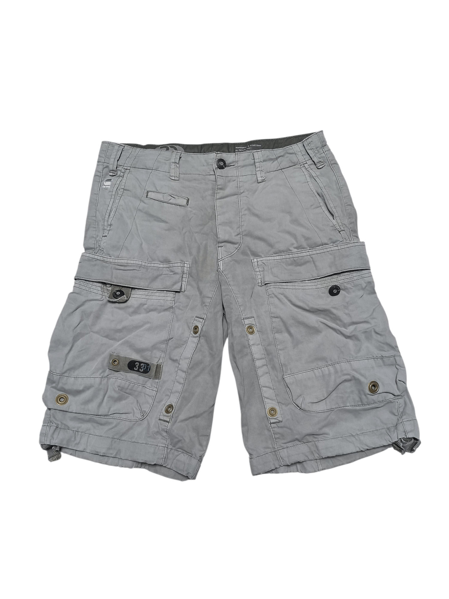 G-Star G STAR RAW 3301 MILITARY CARGO MULTIPOCKET SHORTS Size US 30 / EU 46 - 1 Thumbnail
