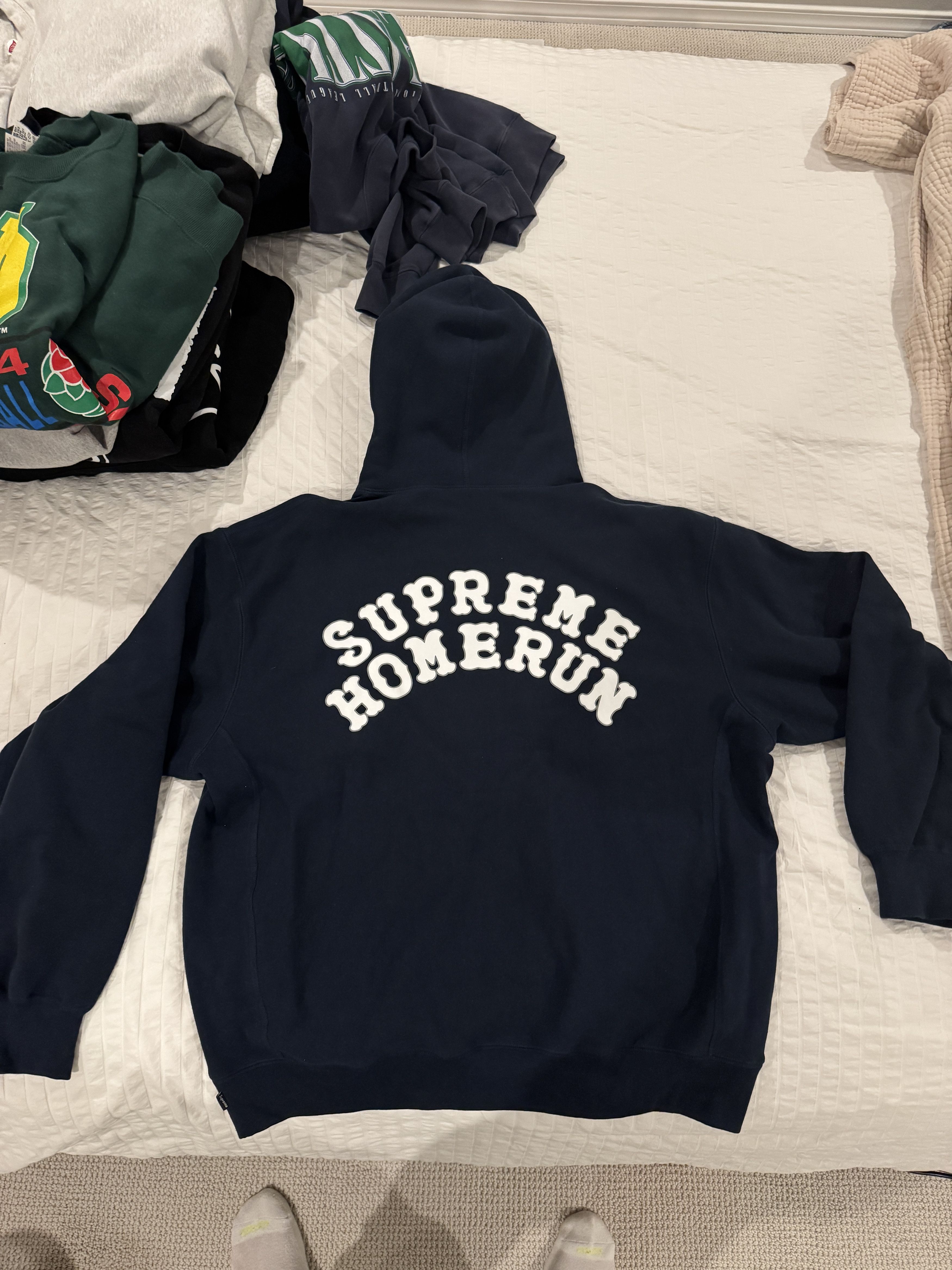RARE* Supreme x Homerun NY Hoodie Sweatshirt size XL - tianchih.com