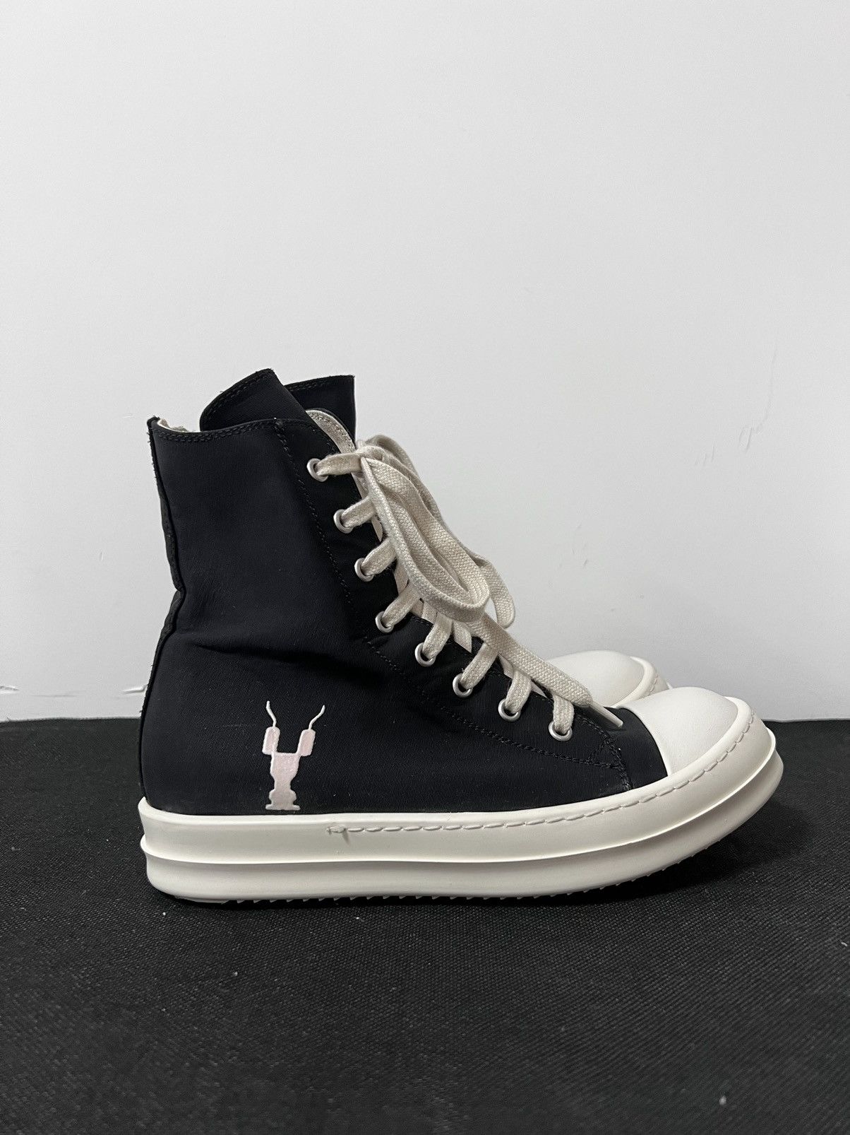Rick Owens Drkshdw Rick owens ramones drkshdw high top sneakers sz37 Size US 7 / IT 37 - 4 Thumbnail