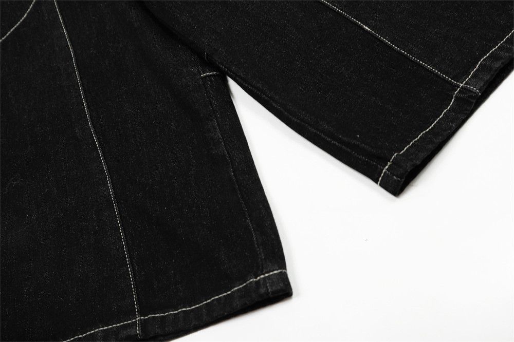 Japanese Brand × Vintage American loose wide-leg men's casual workwear denim shorts Size US 32 / EU 48 - 6 Thumbnail