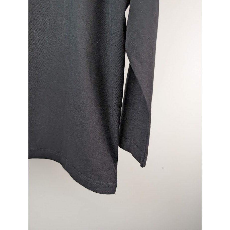 Balenciaga o1rshd1 Paris Vintage Jersey L/S T-Shirt in Black Size US L / EU 52-54 / 3 - 13 Thumbnail