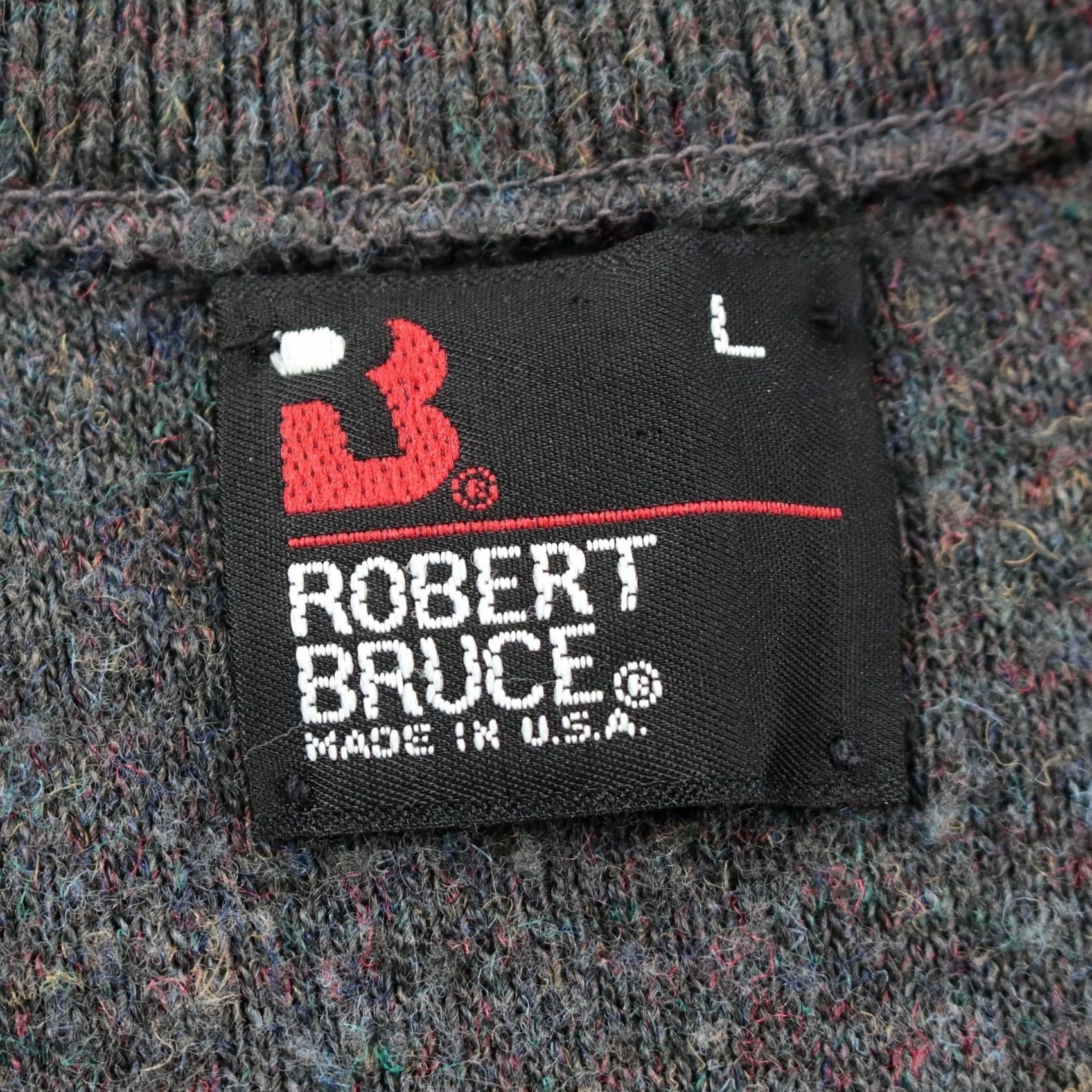 Vintage VINTAGE ROBERT BRUCE speckled wool blend sweater vest LARGE vtg 70s 80s usa made prep Men Size US L / EU 52-54 / 3 - 4 Thumbnail