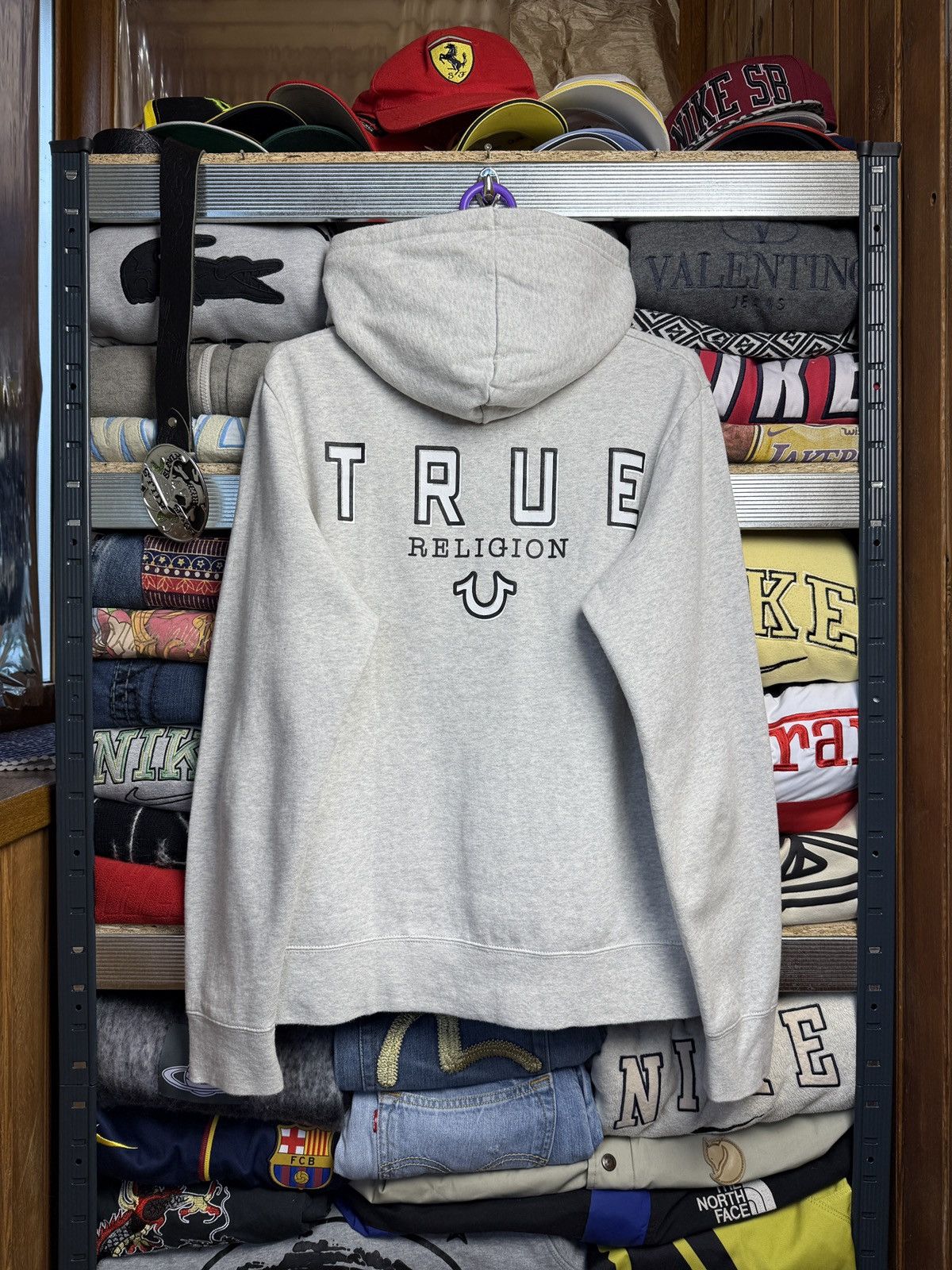 True Religion Y2k True Religion Zip Hoodie Gray Big Logo Size US S / EU 44-46 / 1 - 1 Thumbnail