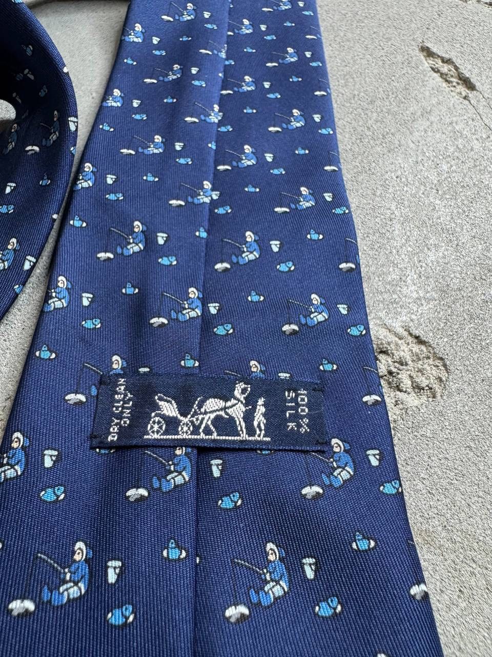 Hermes Vintage Hermes Tie Size ONE SIZE - 2 Thumbnail