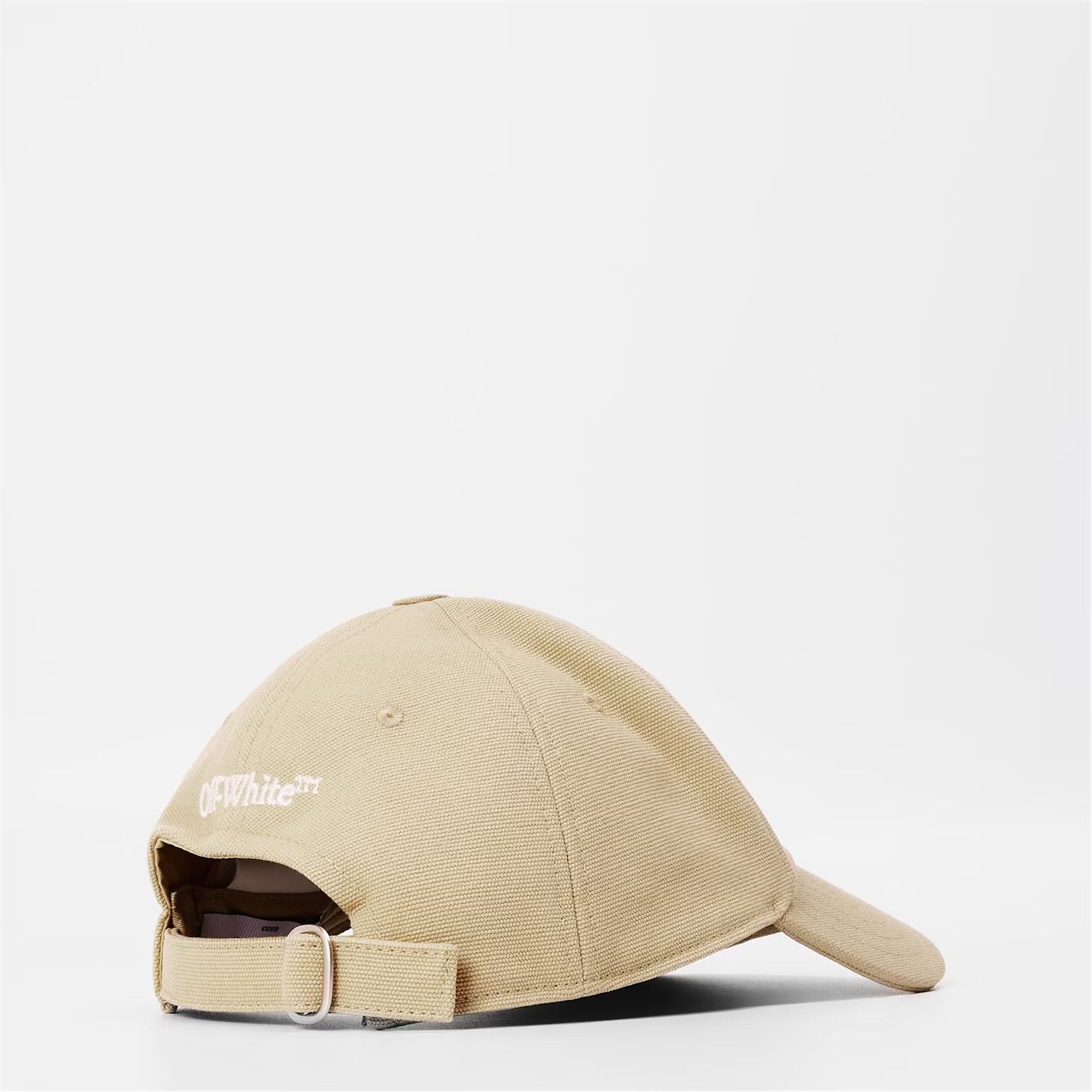 Off-White o1g2r1mq0326 Size: M / Adjustable Baseball Hat / Cap Beige Size ONE SIZE - 2 Thumbnail