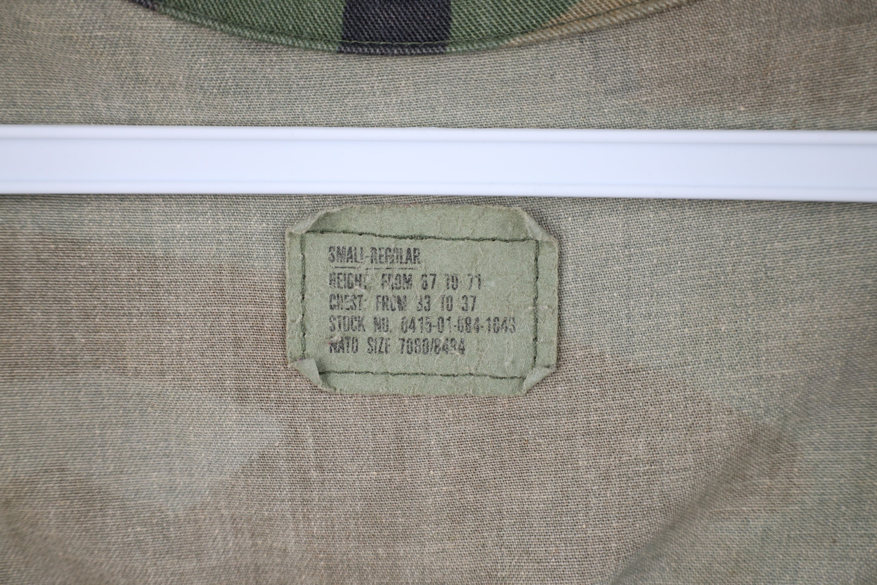 Vintage Vintage 80s US Military Camouflage Combat Jacket Coat USA Size US S / EU 44-46 / 1 - 12 Thumbnail