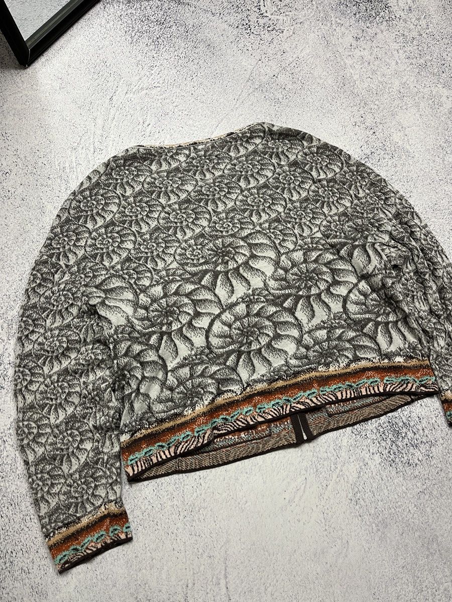 Vintage Ivko Woman Jacquard Cardigan Sea Shell Pattern Size XL Size XL / US 12-14 / IT 48-50 - 9 Thumbnail