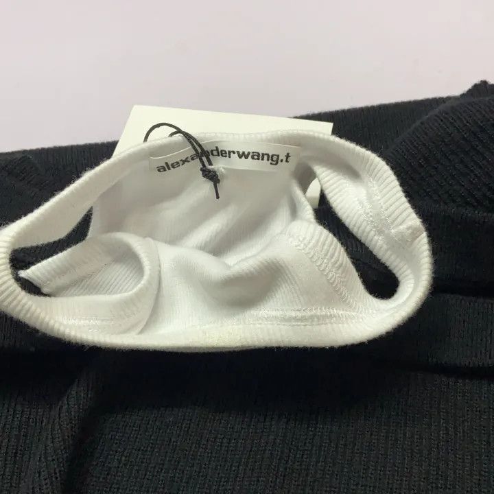 Alexander Wang Alexander Wang Classic Layered V-Neck Long Sleeve Sweater - Size XS / US 0-2 / IT 36-38 - 7 Thumbnail