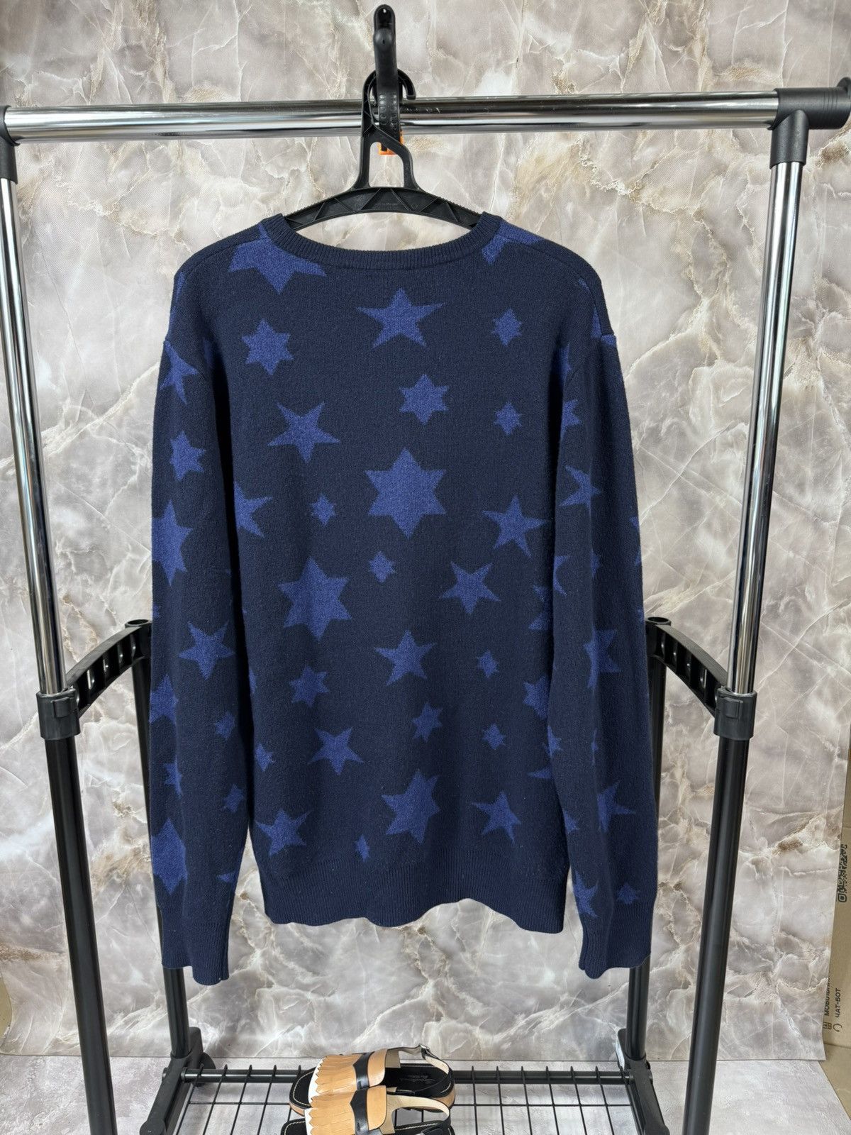 Vintage Vintage You Must Create Stars Wool Y2k Sweater Size US XL / EU 56 / 4 - 6 Thumbnail
