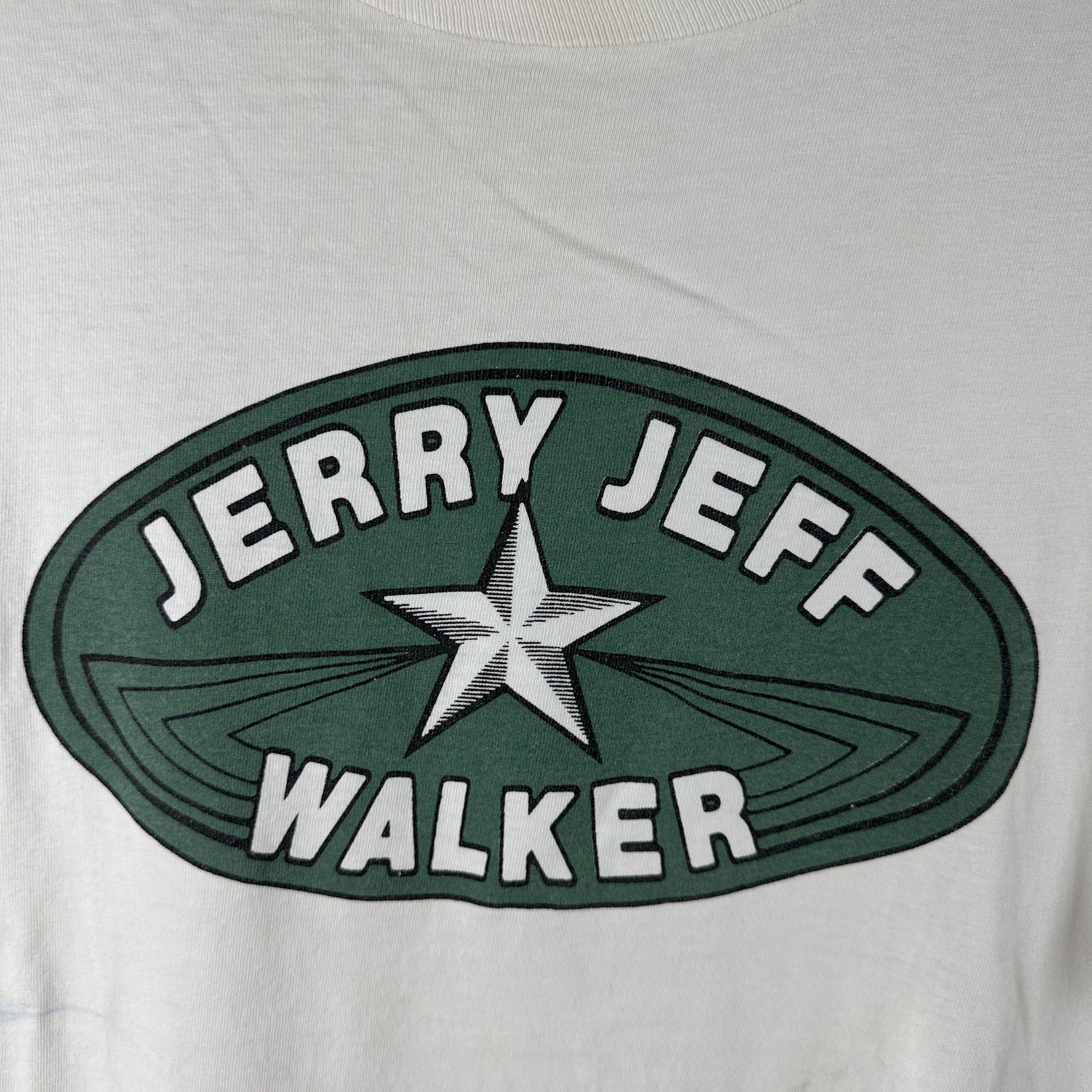 Vintage Vintage 90s Jerry Jeff Walker Country Folk Singer T-shirt Size US XL / EU 56 / 4 - 2 Thumbnail