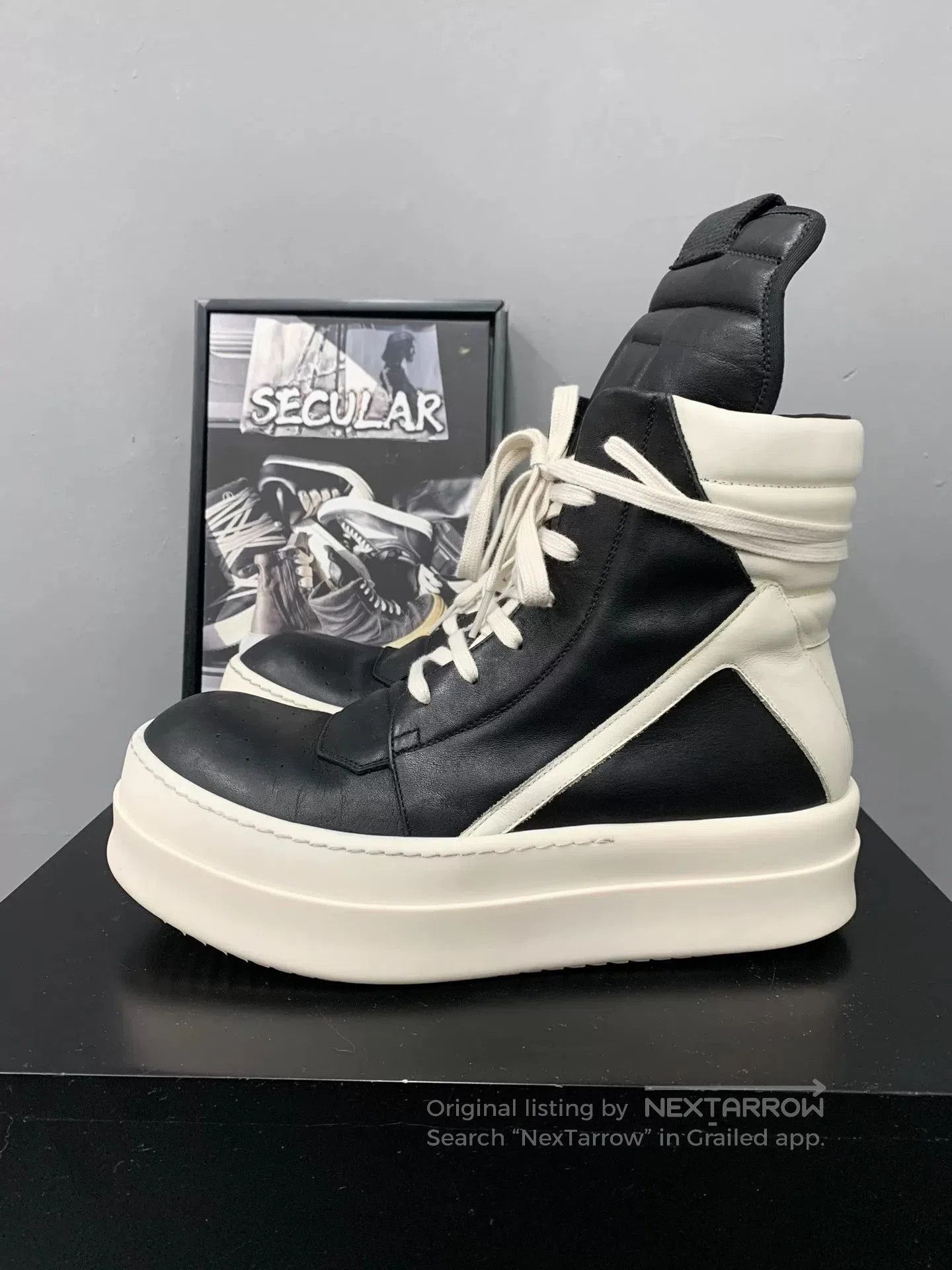 Rick Owens rick owens chunky platform geobasket sneakers. Size US 9 / EU 42 - 3 Thumbnail