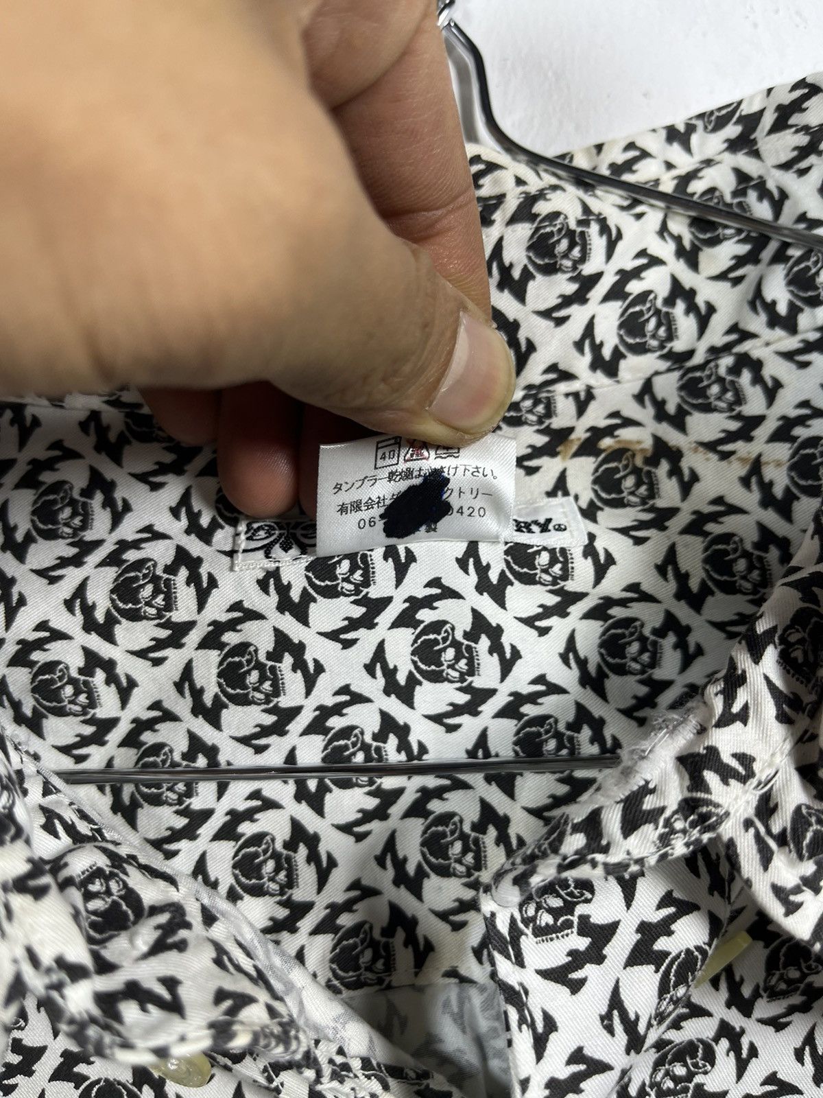 Vintage Skull Button Up DUB FACTORY Akira Size US L / EU 52-54 / 3 - 6 Thumbnail