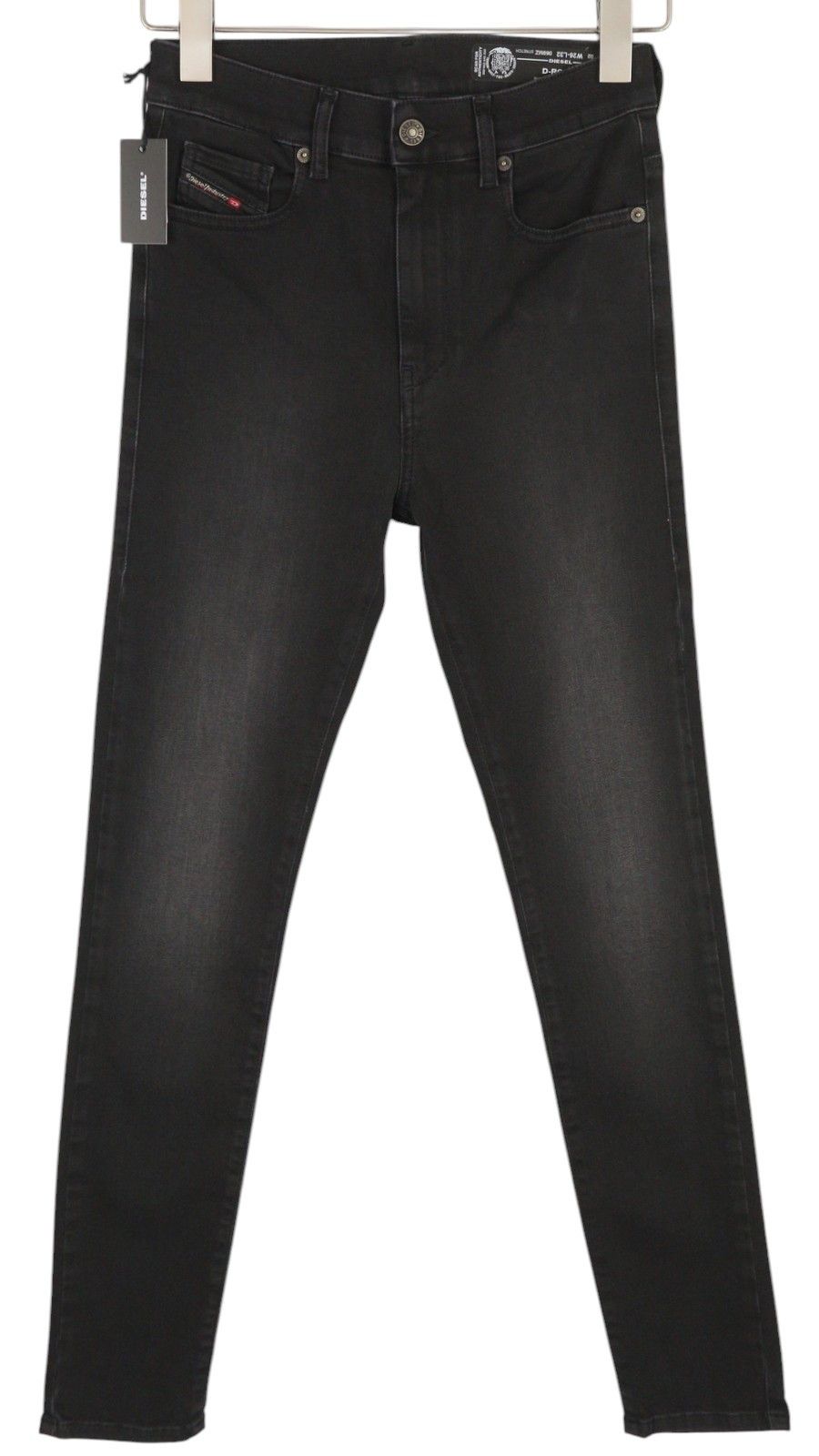 Diesel D-ROISIN 069MZ W26/L32 Super Skinny High Waist Denim 40672 Size 26" / US 2 / IT 38 - 2 Thumbnail