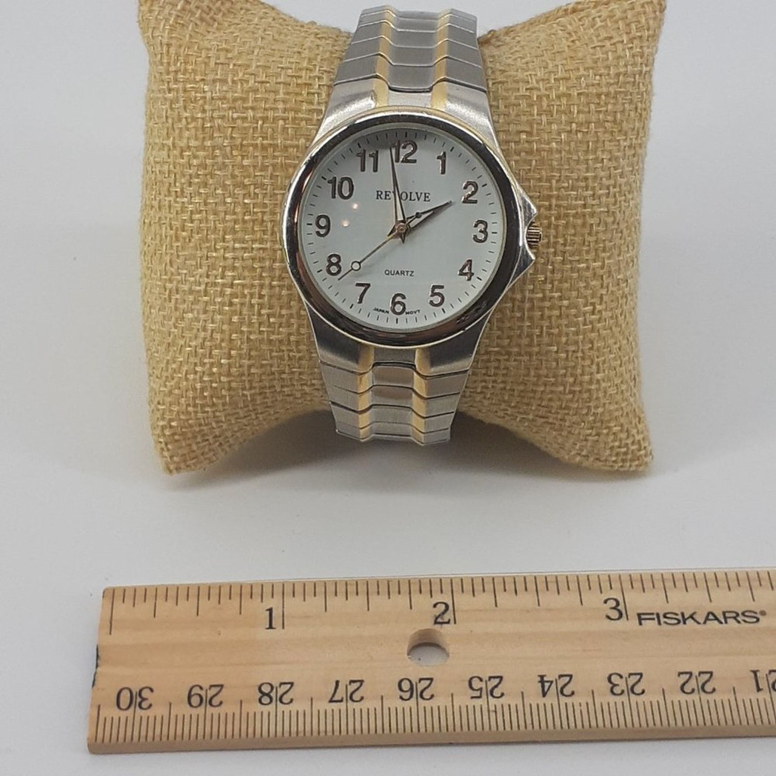 REVOLVE Revolve Quartz White Dial Japan Movt Men's Wristwatch Silver Size ONE SIZE - 7 Thumbnail