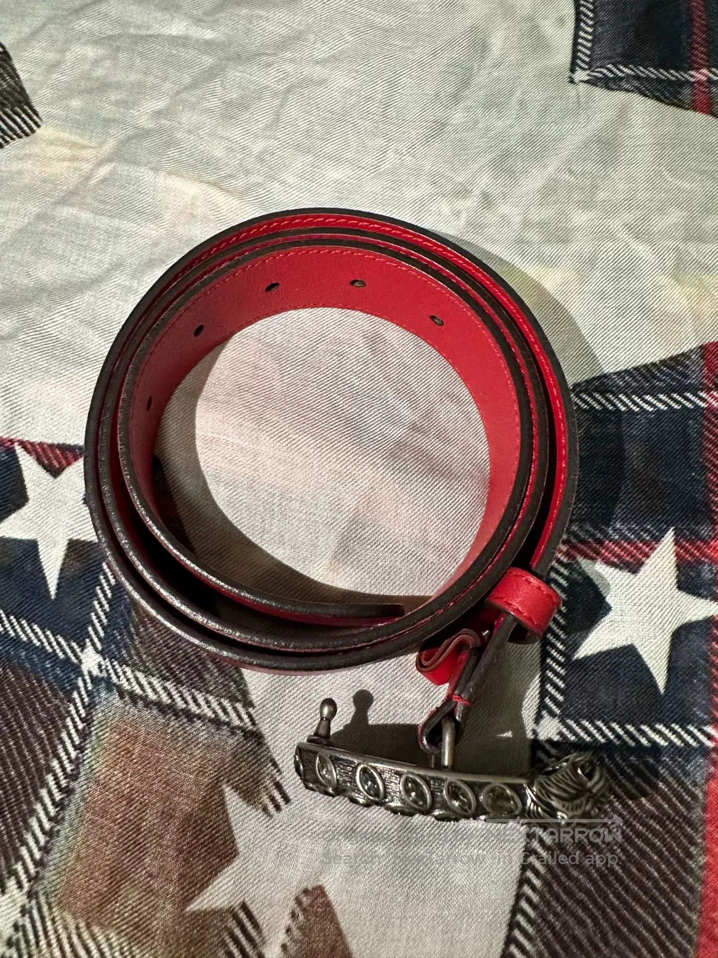 Gucci Gucci Dionysus Red Belt. Size ONE SIZE - 3 Thumbnail