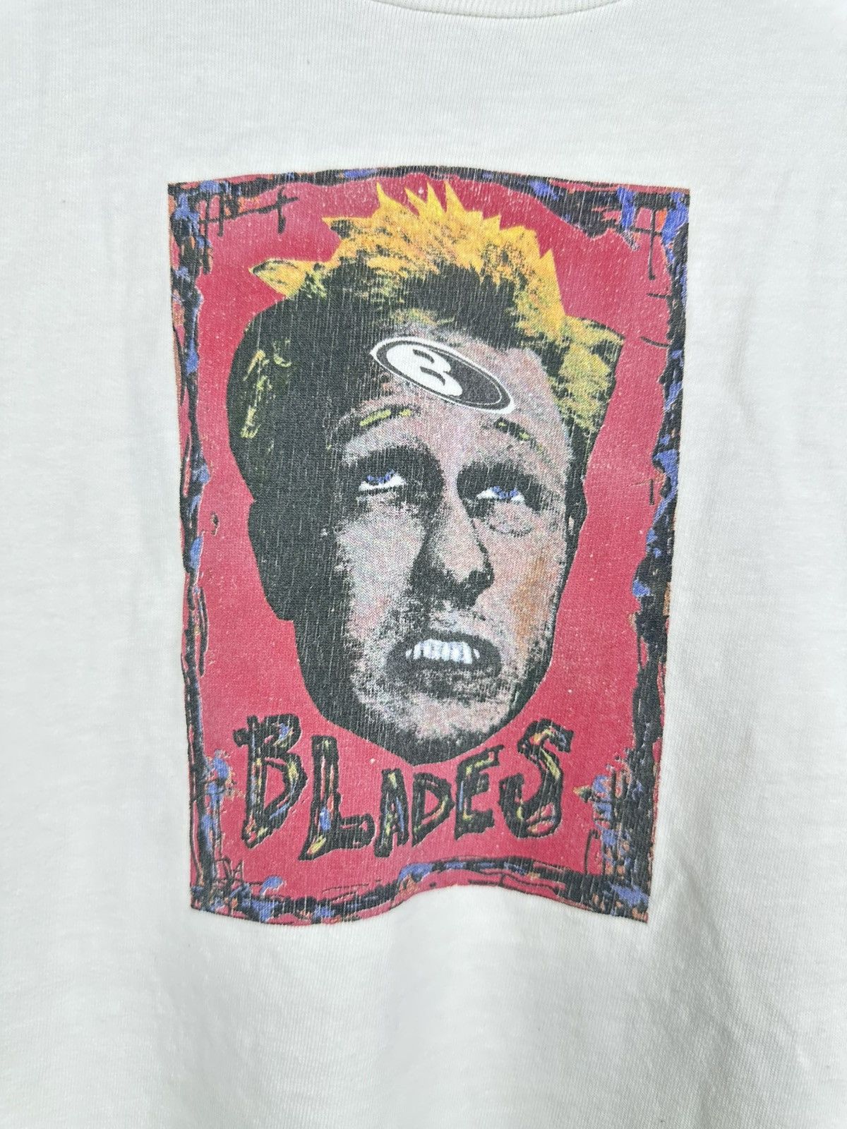 Vintage Vintage 90s Blades Rollerblade Tee Size US M / EU 48-50 / 2 - 2 Thumbnail