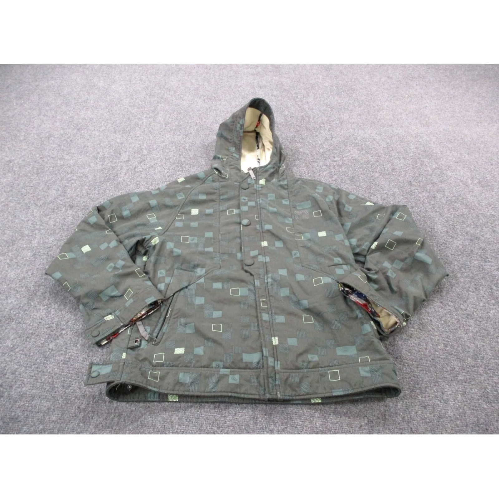 686 686 Jacket Mens M Green Graphic Print Softshell Snowboard Ski Outdoors Hiking Size US M / EU 48-50 / 2 - 2 Thumbnail