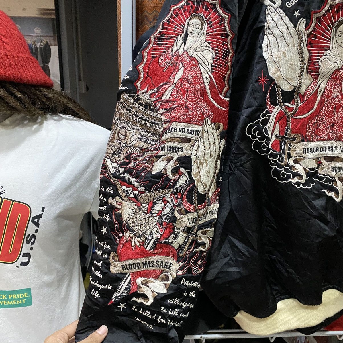 Tedman ARCHIVE Vintage Y2K Tedman Blood Message Reversible Jackets Size US L / EU 52-54 / 3 - 6 Thumbnail