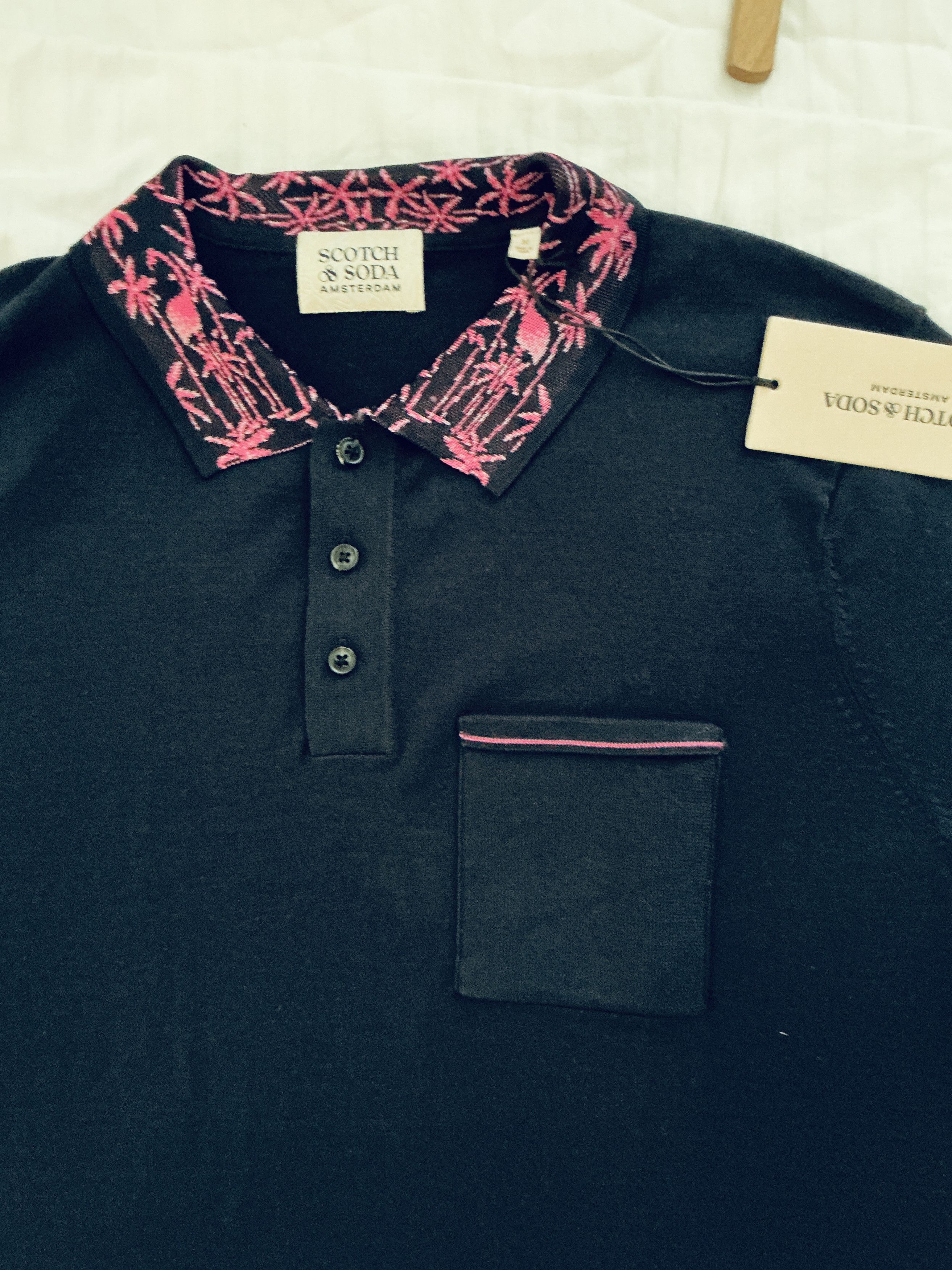 Scotch & Soda Scotch & Soda Embroidered Collar Polo — NWT — Size M Size US M / EU 48-50 / 2 - 10 Thumbnail