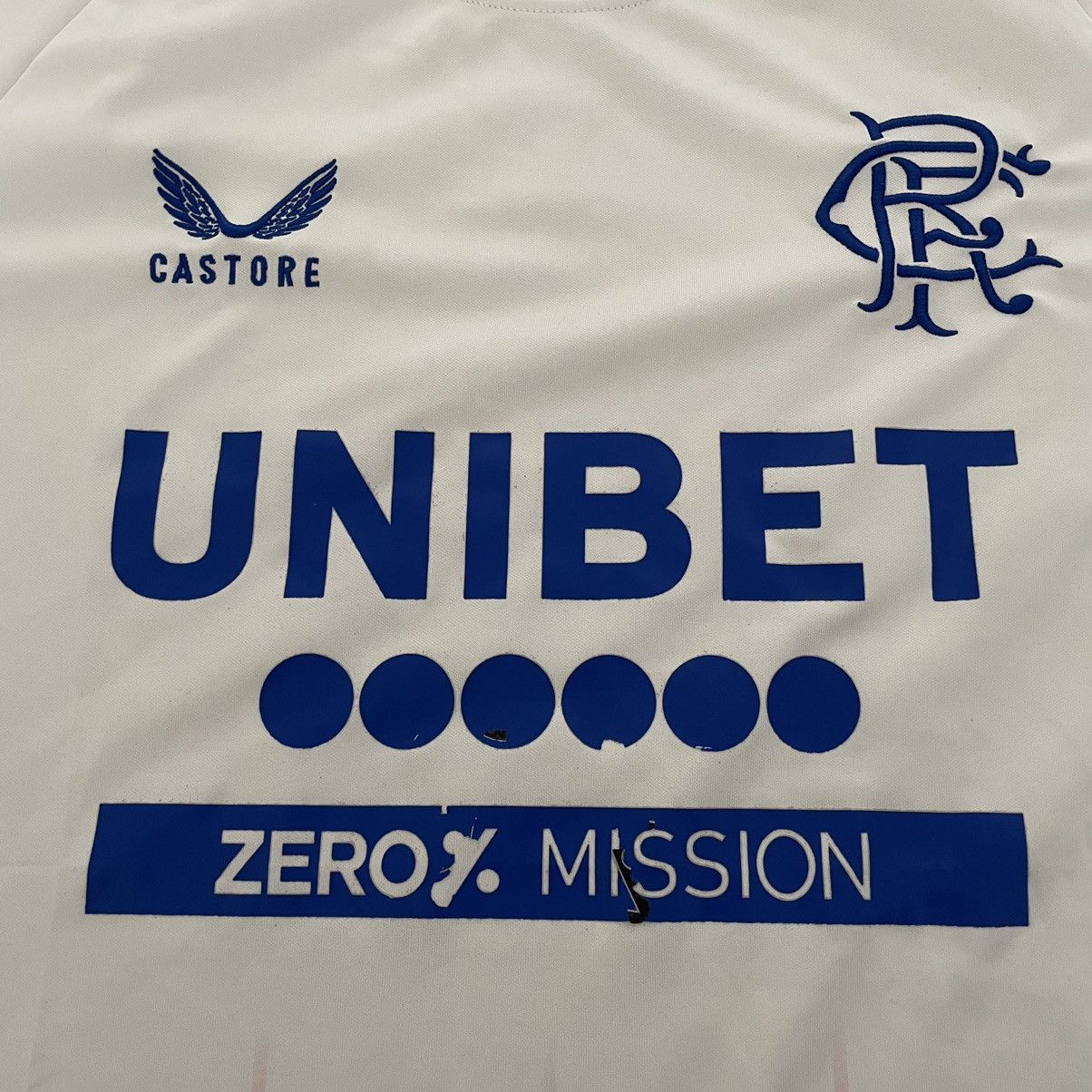 Vintage Vintage Rangers Home Jersey zero mission castore unibet Size US M / EU 48-50 / 2 - 2 Thumbnail