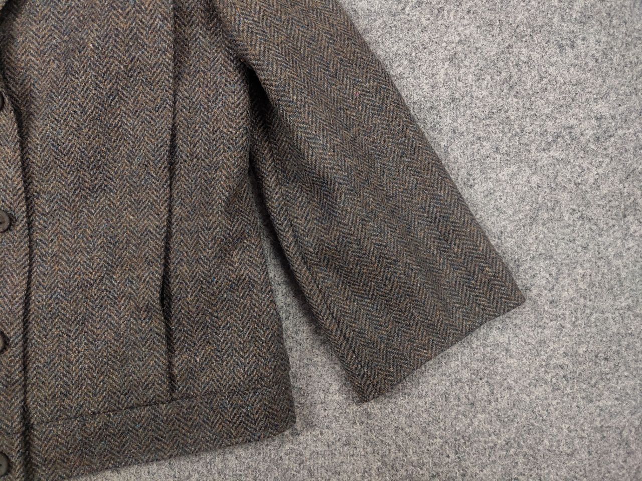 Harris Tweed Clan Royal Vintage 80's Tweed Wool Suit Blazer jacket Skirt Size XL / US 12-14 / IT 48-50 - 4 Thumbnail
