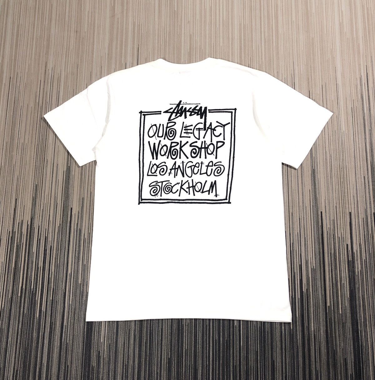 Vintage Stussy X Our Legacy Frame Tee | Grailed