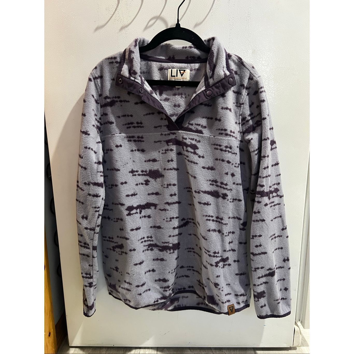 LIV Outdoor LIV Outdoors Purple Patterned Fleece Woman’s Size Small Size S / US 4 / IT 40 - 1 Thumbnail