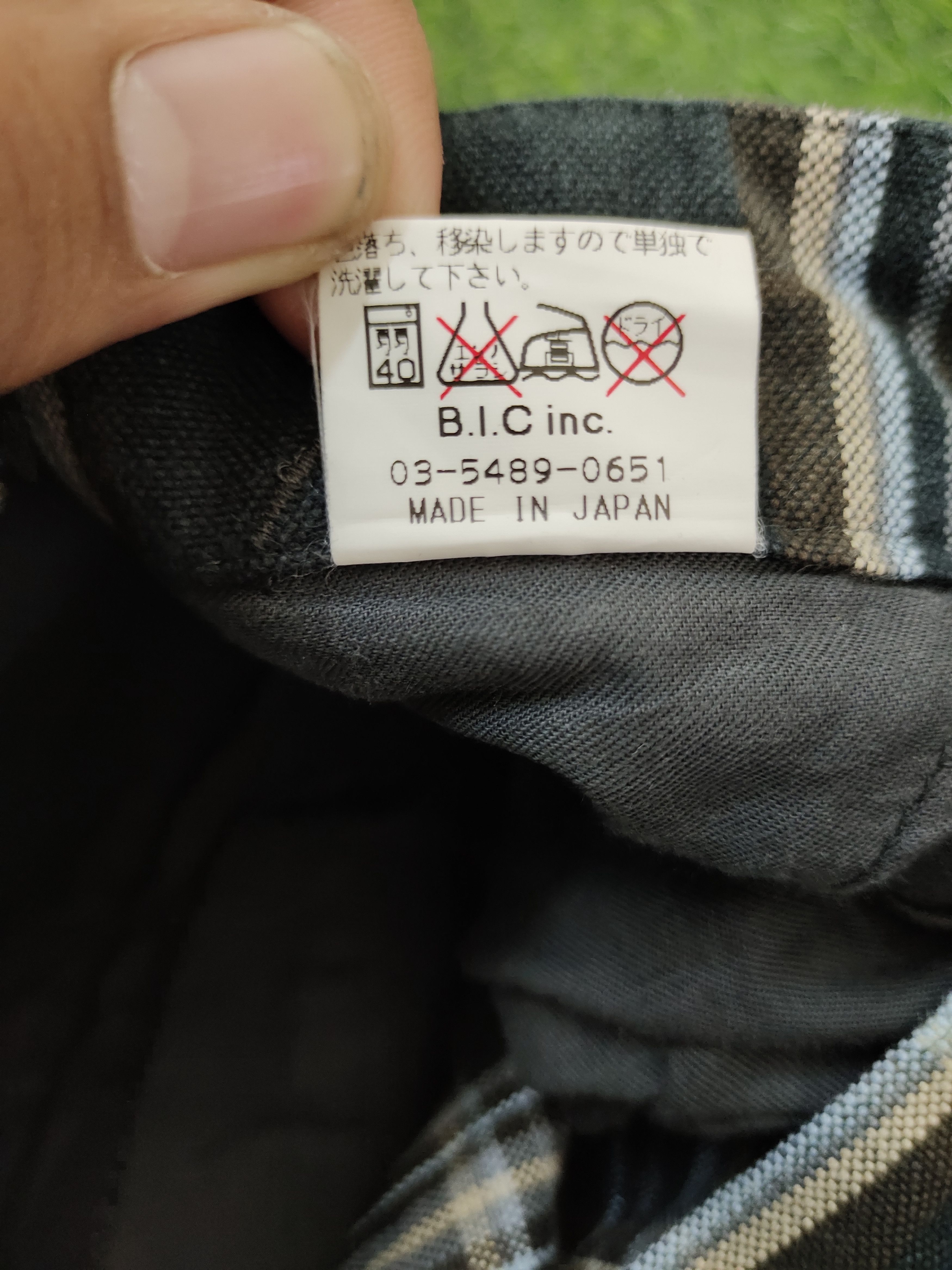 Comme des Garcons × Undercover Baggy Jeans Conflict Japan Checkered Double Knee Wide Leg Size US 32 / EU 48 - 18 Thumbnail