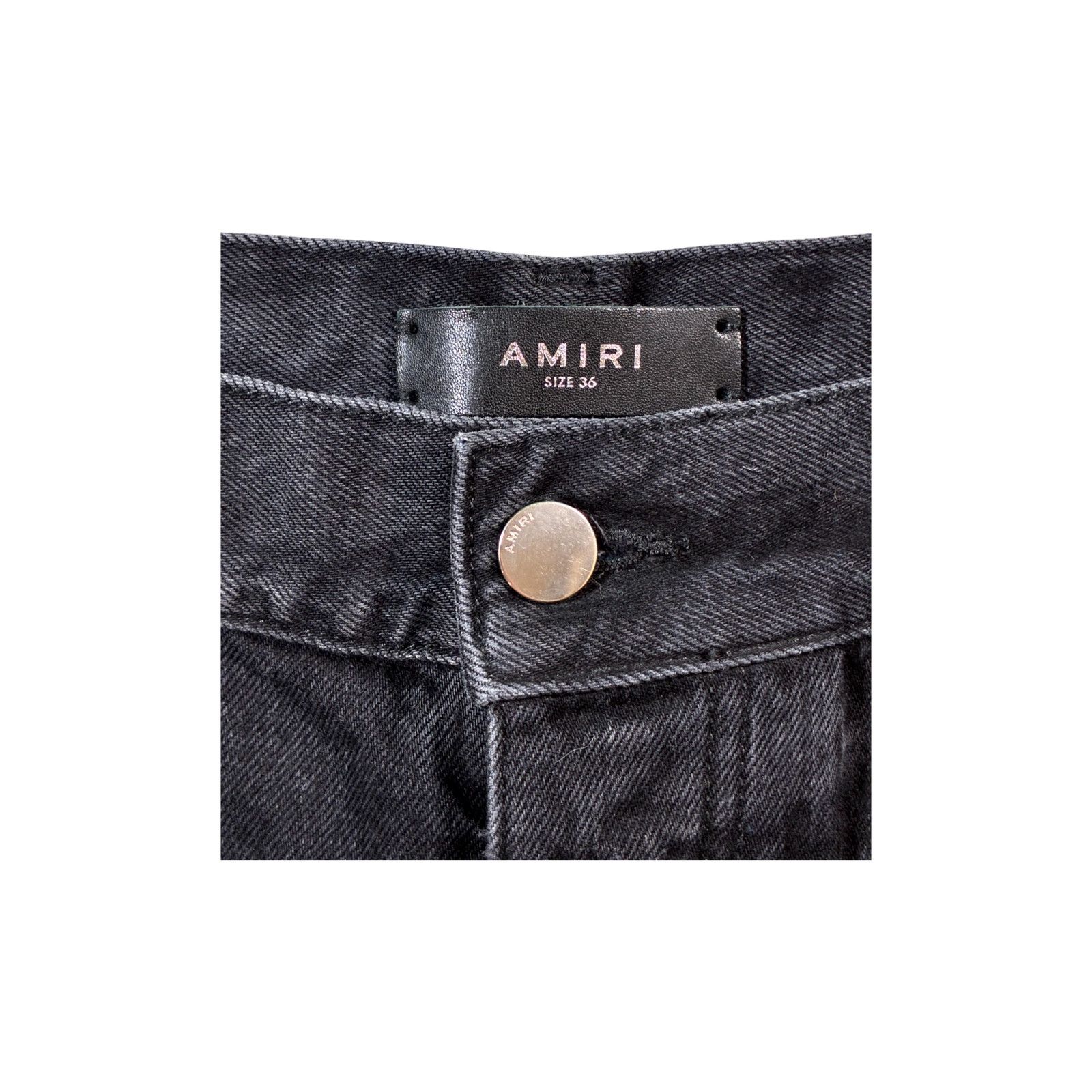 Amiri Amiri Varsity Slim Black Jeans Size US 36 / EU 52 - 4 Thumbnail