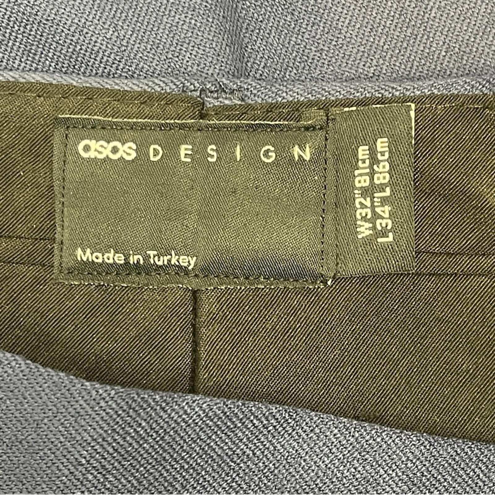 Asos ASOS Design Men's Navy Blue Dress Pants in size 32/34 Size 42R - 5 Thumbnail