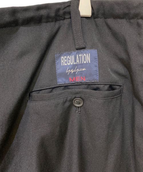 Yohji Yamamoto REGULATION Yohji Yamamoto Wool gabardine lace pants Size US 39 - 4 Thumbnail