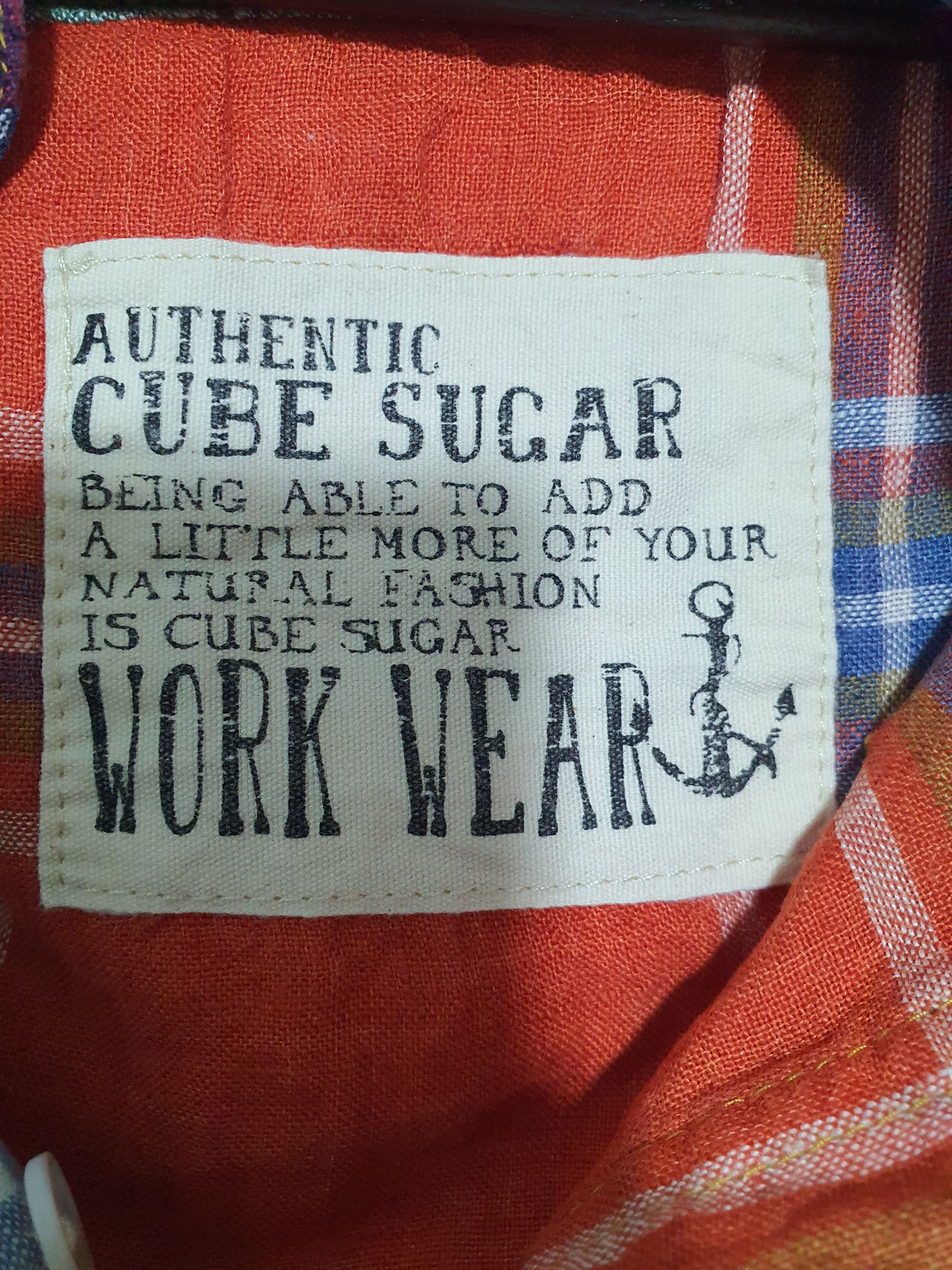 Japanese Brand CUBE SUGAR 19.5”/26” THIN CLOTH CHECKED SHIRT Size US M / EU 48-50 / 2 - 5 Thumbnail