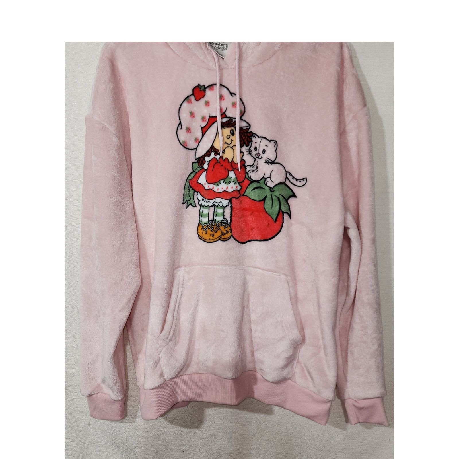 Strawberry Strawberry shortcake fleece hoodie women's size Medium Size M / US 6-8 / IT 42-44 - 4 Thumbnail