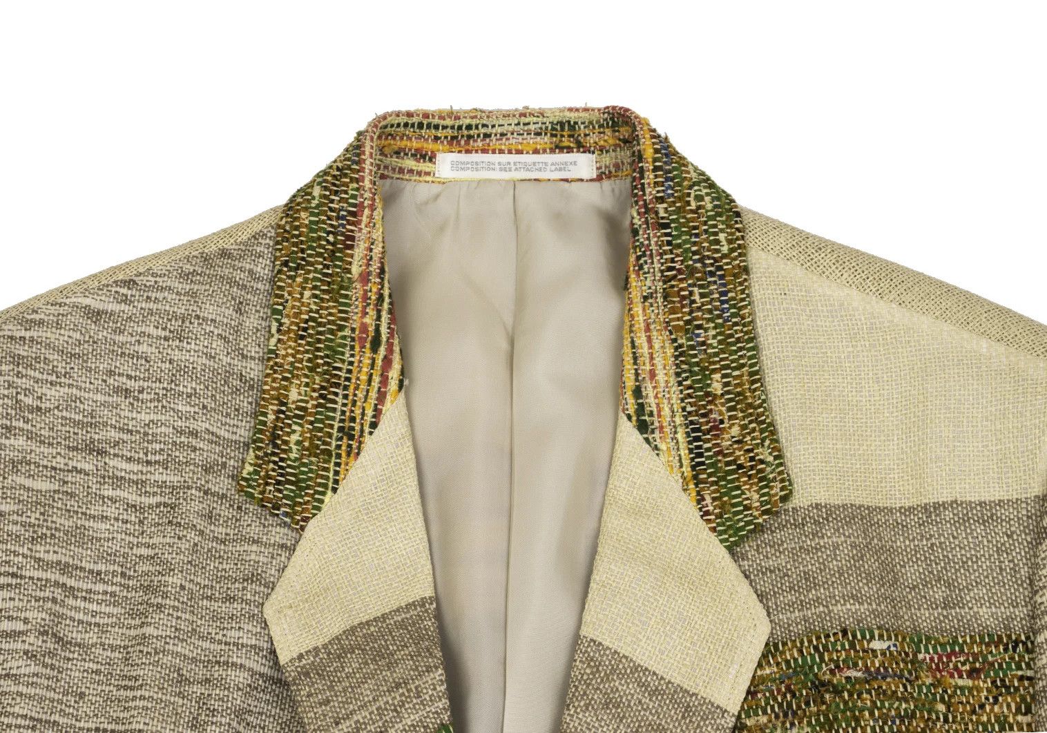 Yohji Yamamoto Yohji Yamamoto Beige T Jacket M Size US M / EU 48-50 / 2 - 3 Thumbnail