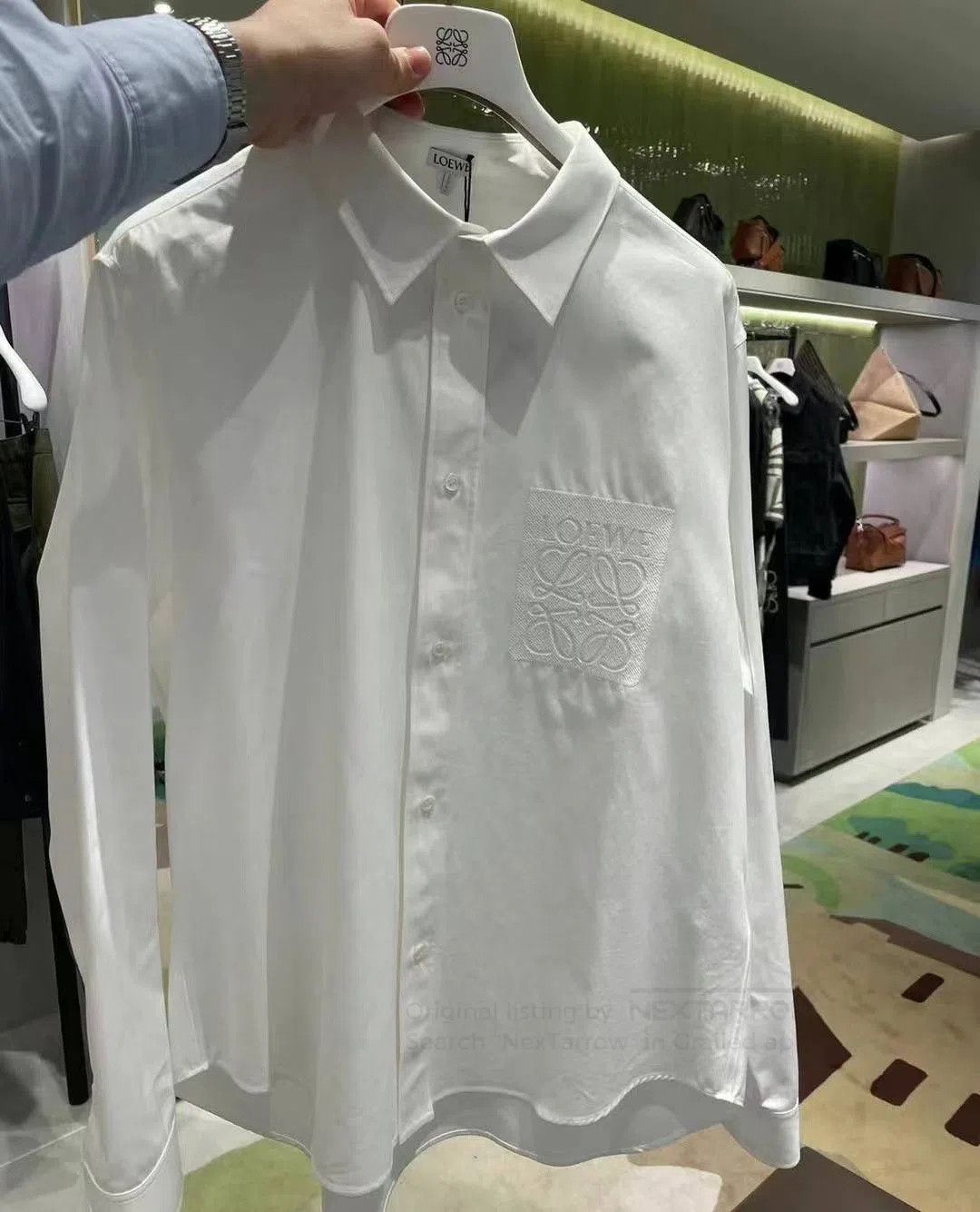 Loewe Loewe Men's White Shirt. Size US M / EU 48-50 / 2 - 5 Thumbnail