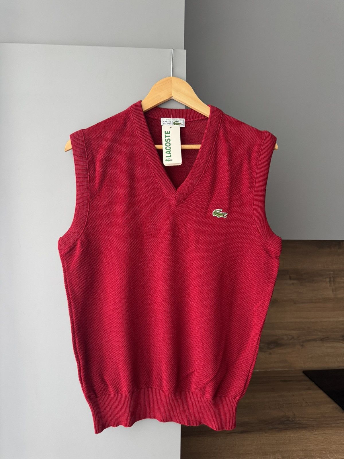 Lacoste New With Tags Vintage Lacoste Polo Vest V-Neck Very Rare Size US S / EU 44-46 / 1 - 2 Thumbnail