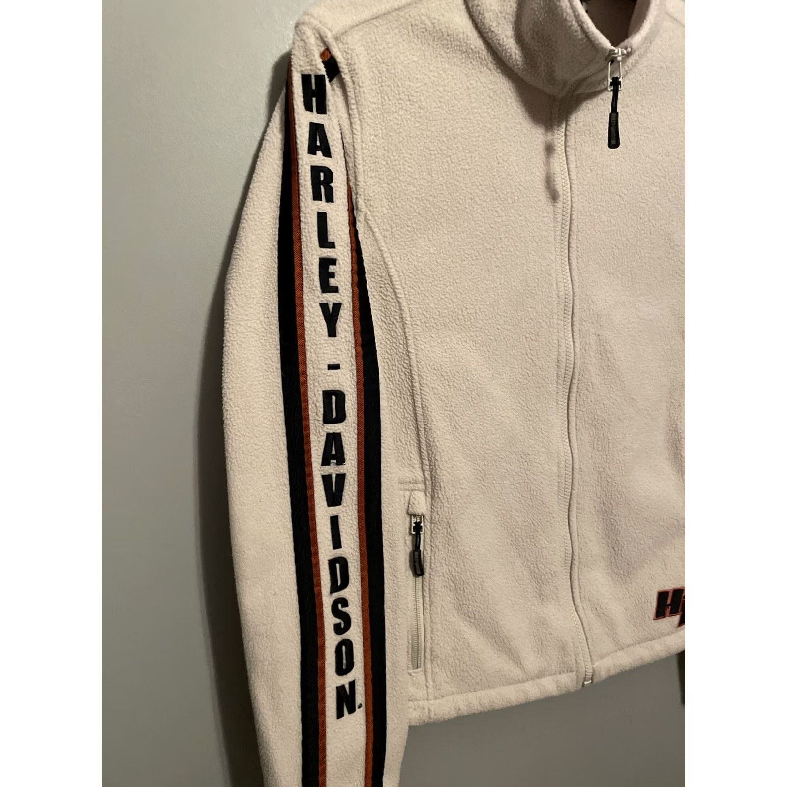 Harley Davidson VINTAGE Harley-Davidson Jacket Fleece Women Beige Size L Size L / US 10 / IT 46 - 3 Thumbnail