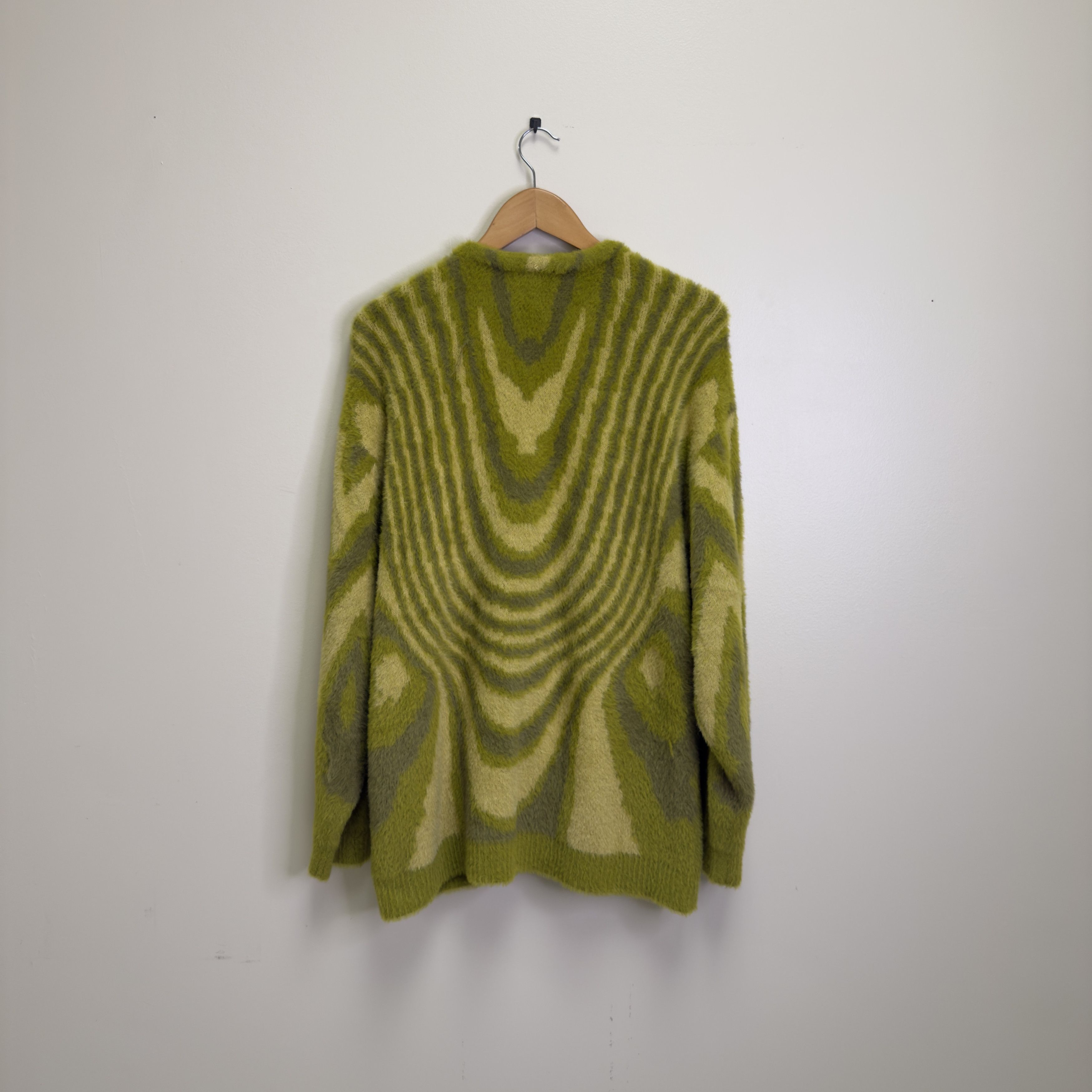 Fucking Awesome Acid Hairy Cardigan Moss Size US M / EU 48-50 / 2 - 4 Thumbnail
