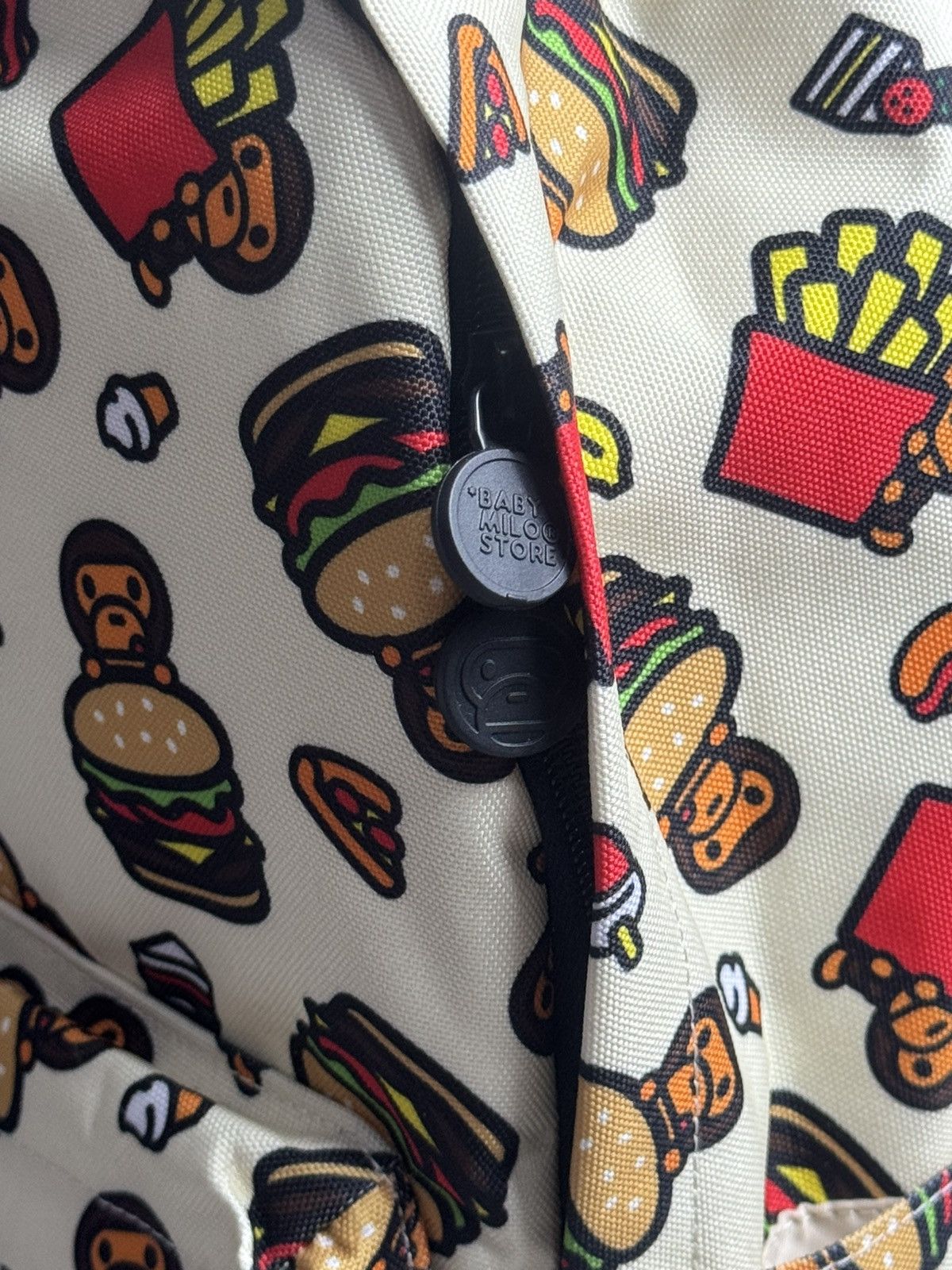Bape Baby Milo Fast Food All Over Print Backpack Size ONE SIZE - 12 Thumbnail