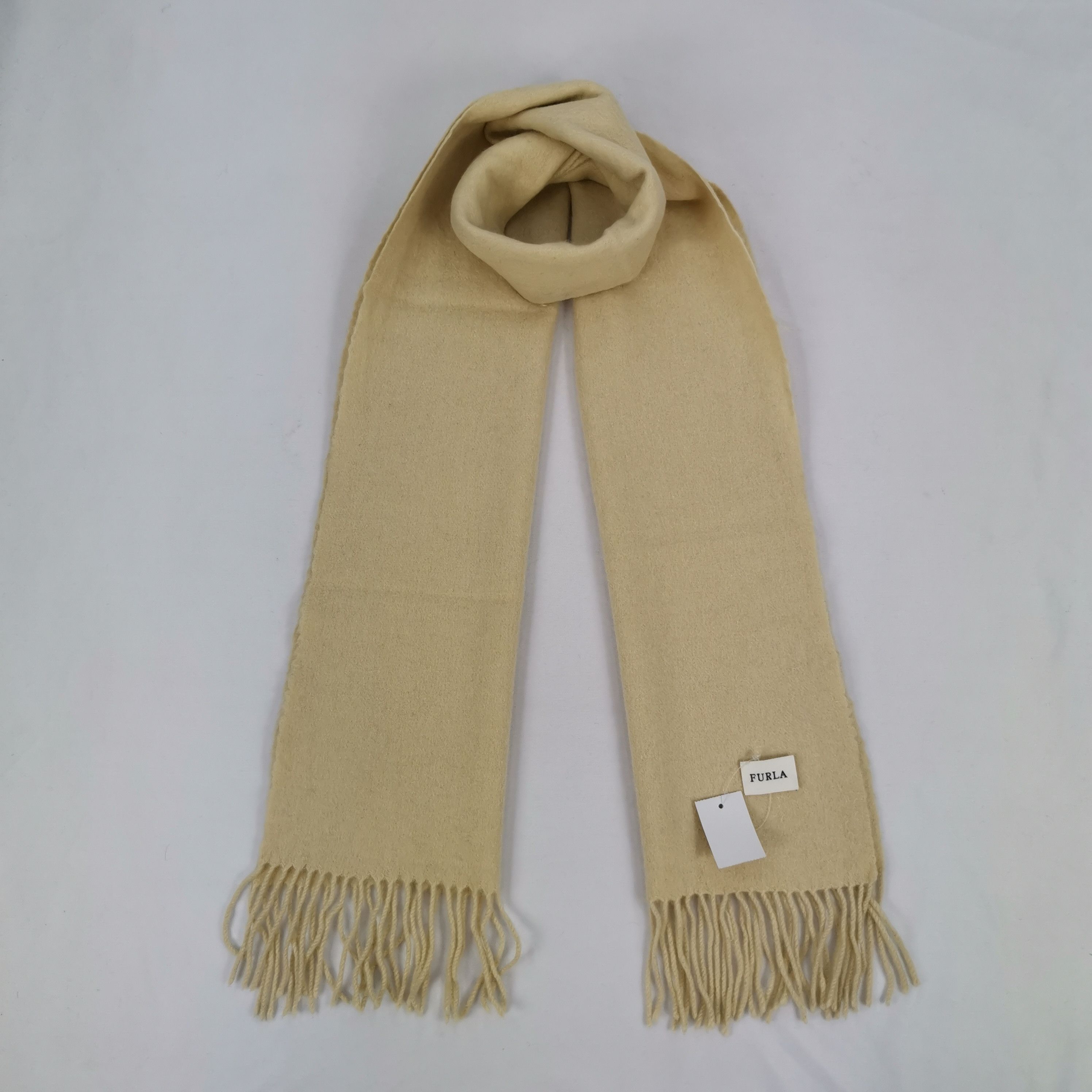 Furla Vintage FURLA Scarf Muffler Wool Cashmere Scarves Size ONE SIZE - 1 Thumbnail